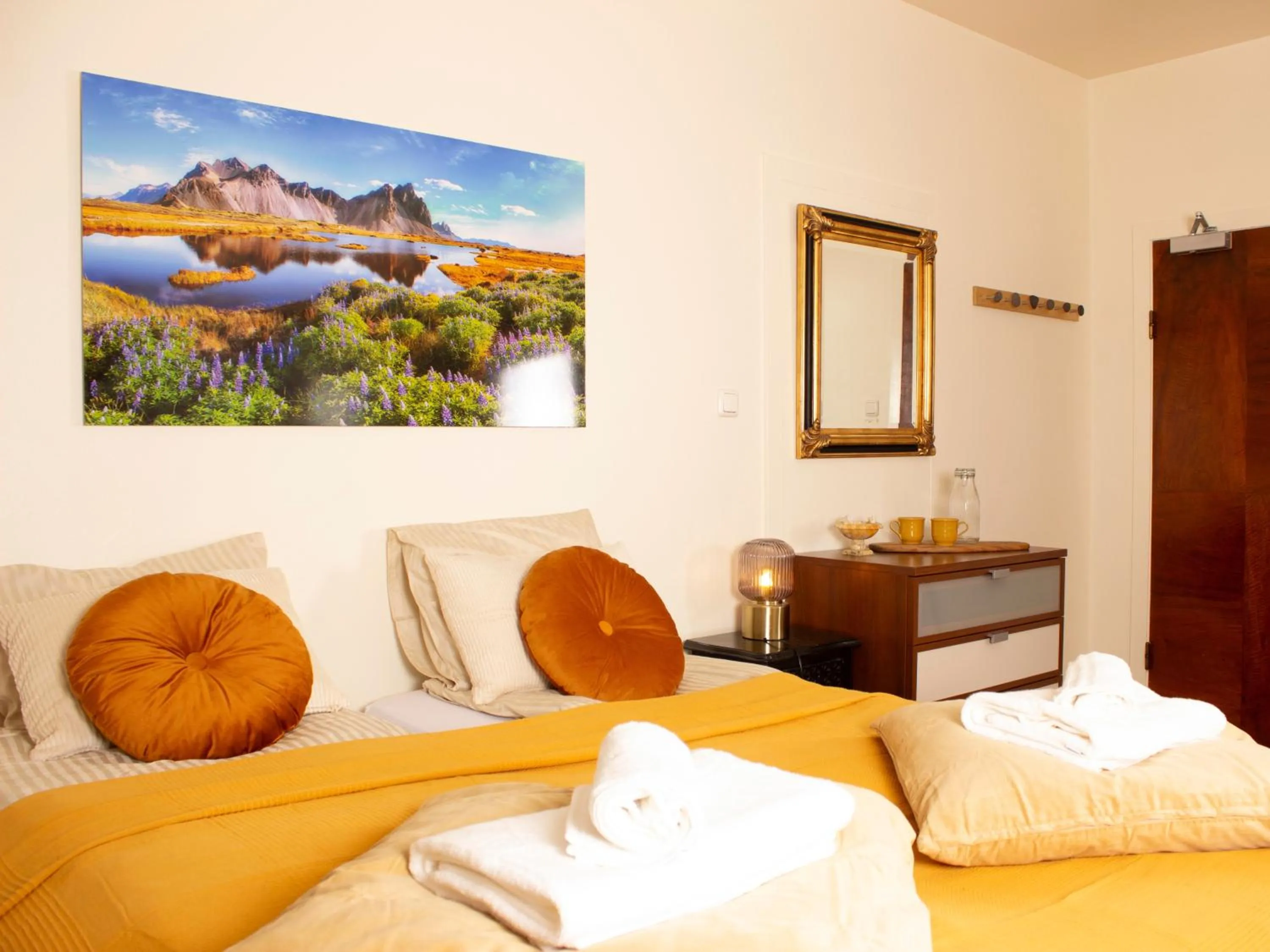 Bed in Eric the Red Guesthouse