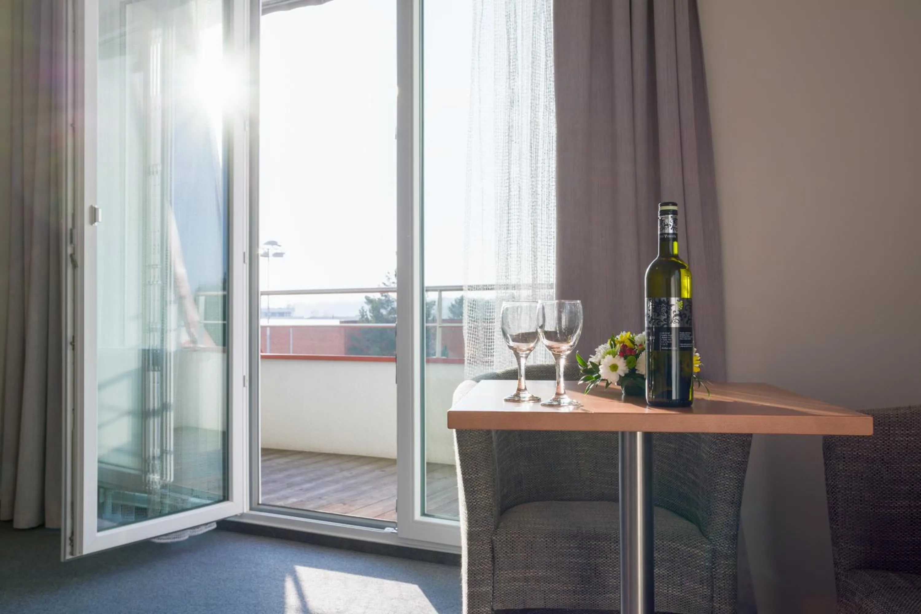 View (from property/room) in Garni Hotel Třeboň