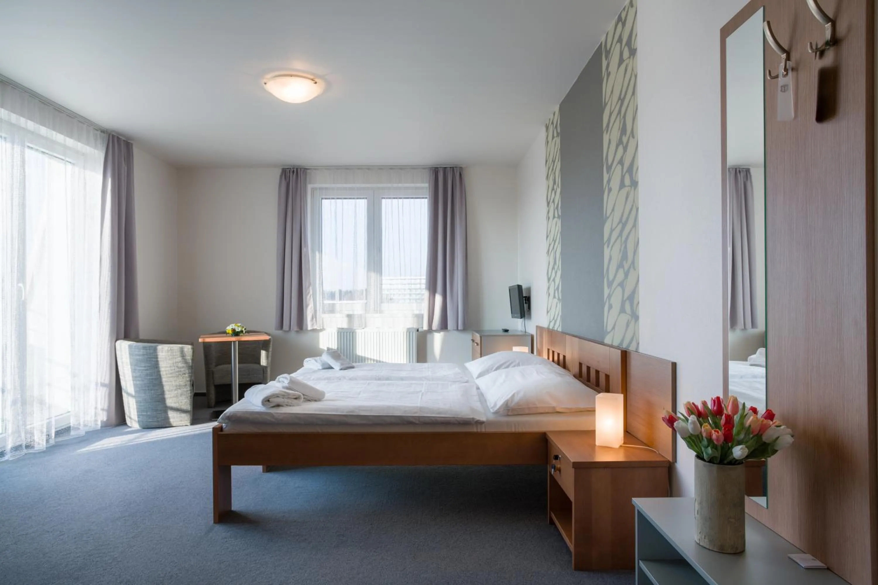 Bed in Garni Hotel Třeboň