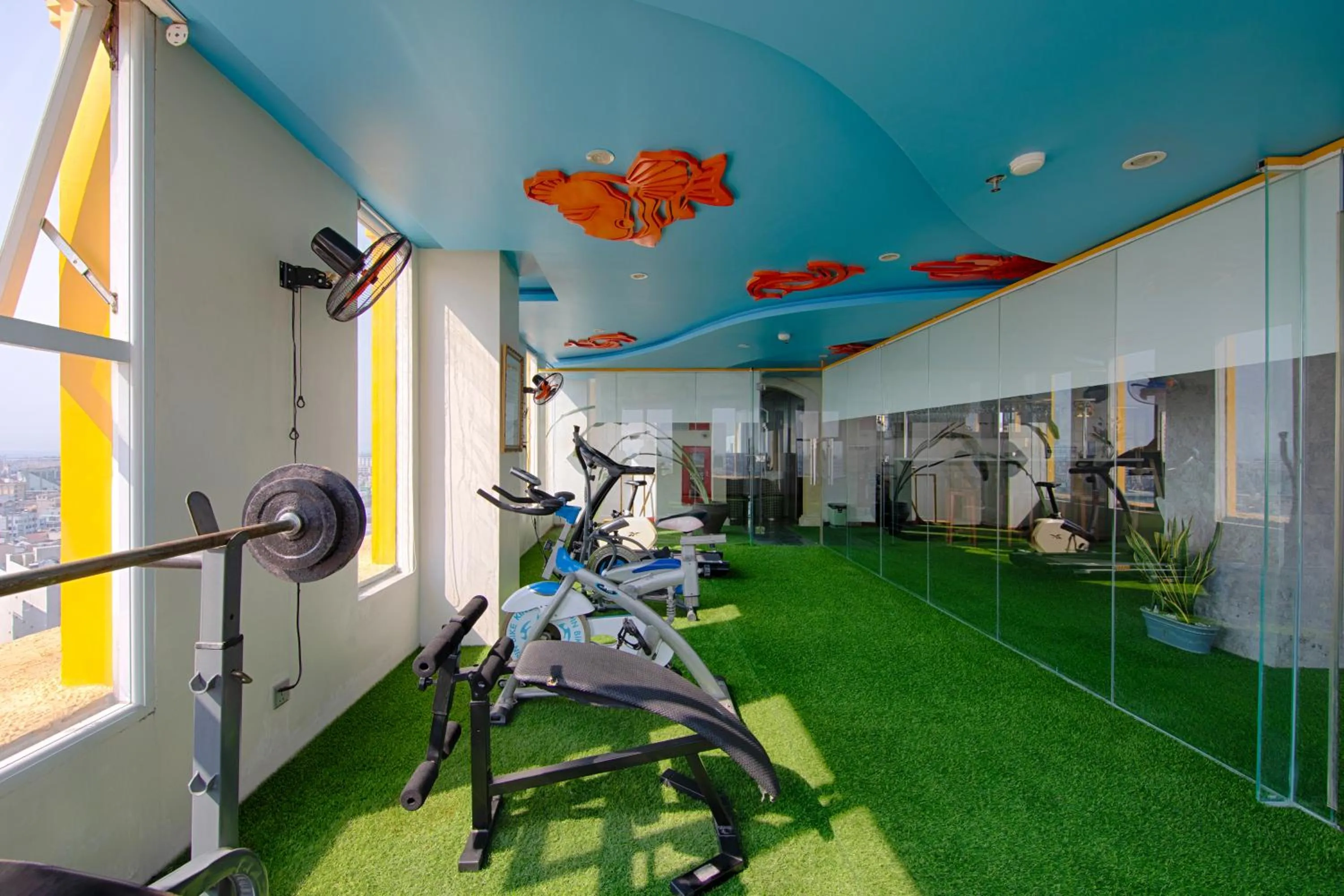 Fitness centre/facilities in Fivitel Boutique Da Nang