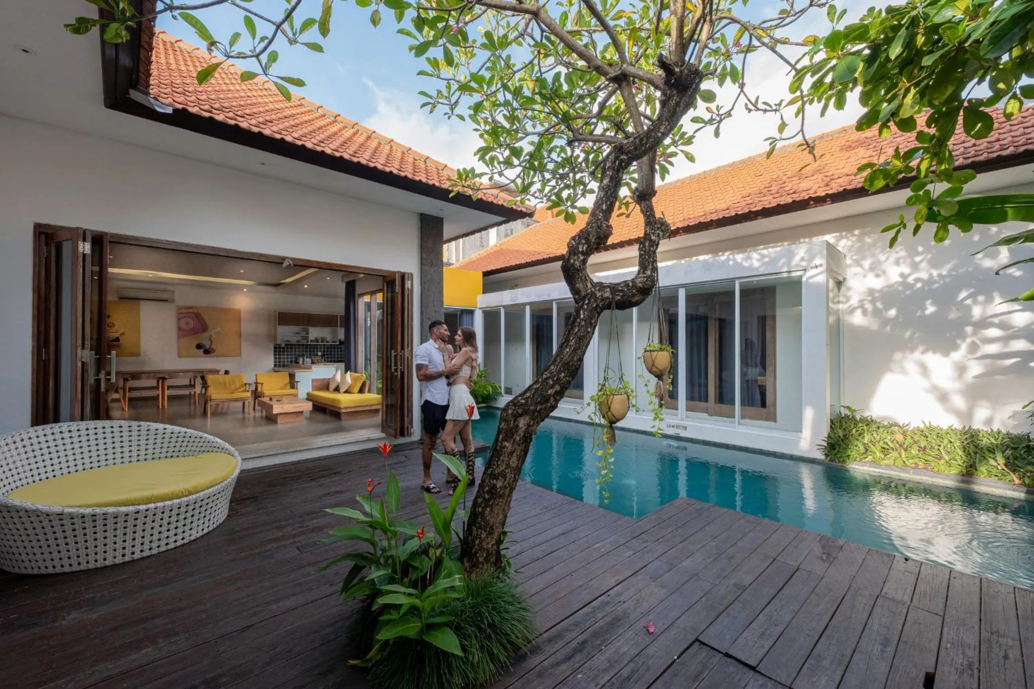 Swimming pool in La Mira Villa Seminyak by Ini Vie Hospitality
