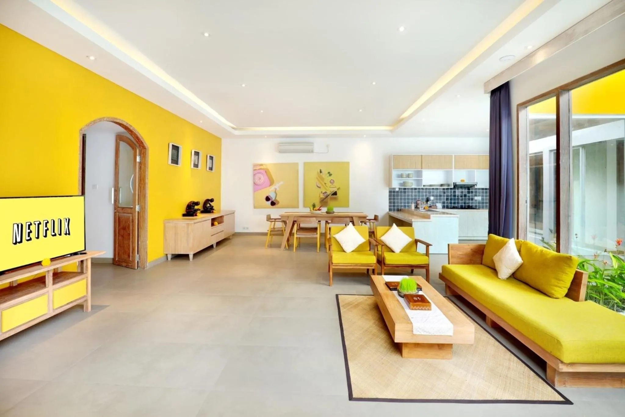 Living room in La Mira Villa Seminyak by Ini Vie Hospitality