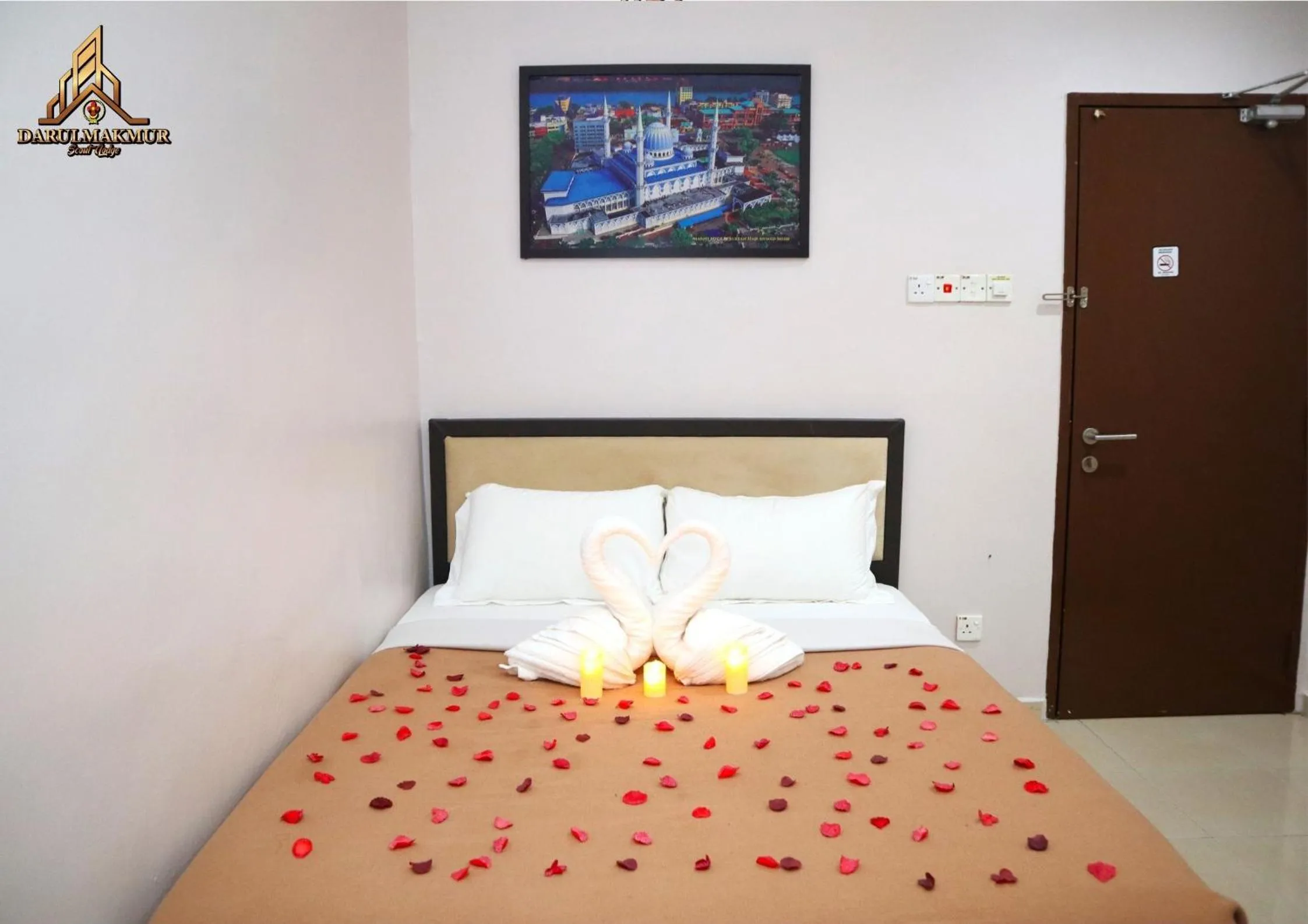 Bed in DarulMakmur Scout Lodge