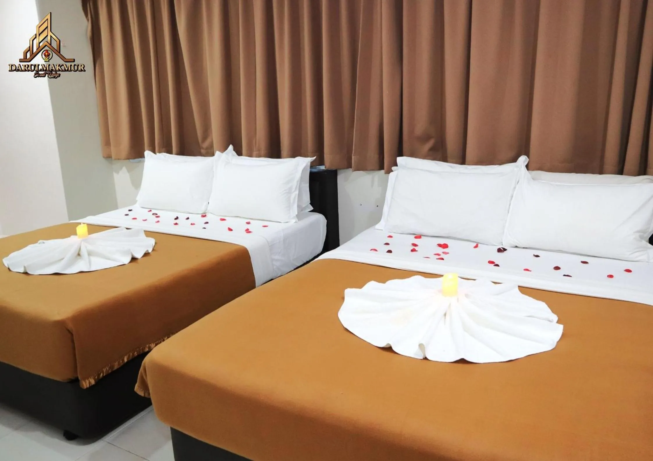 Bed in DarulMakmur Scout Lodge