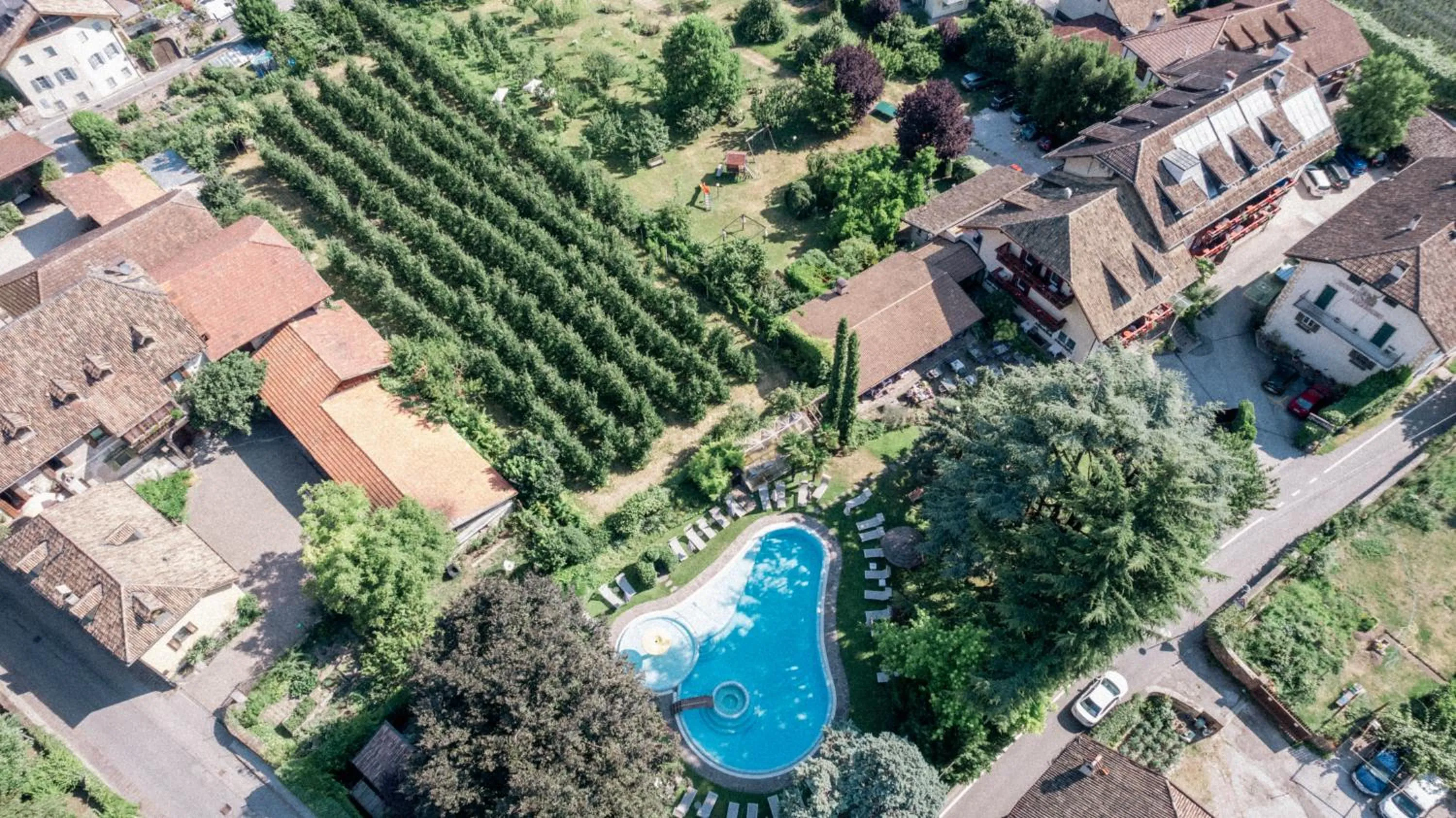 Property building in Angerburg Blumenhotel