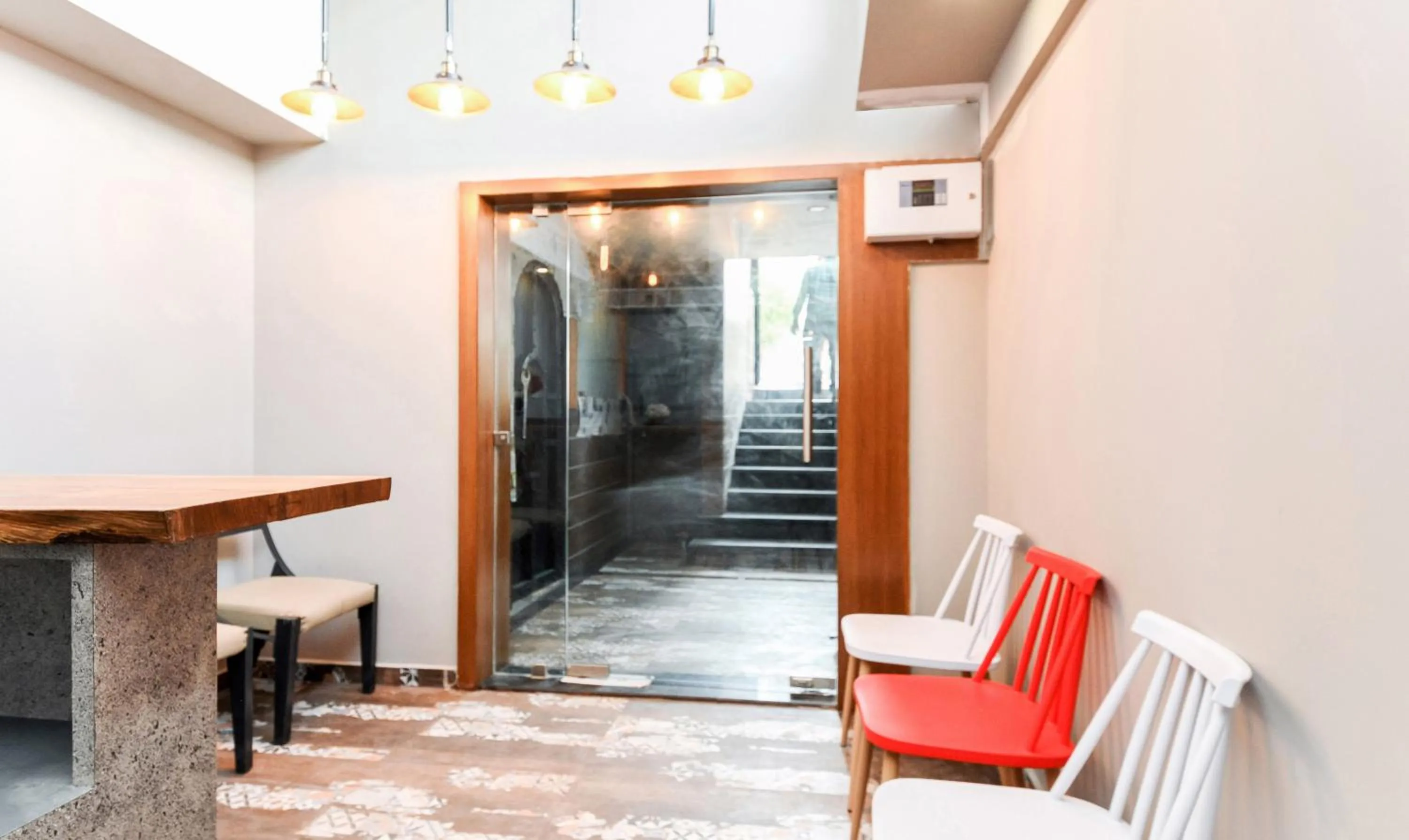 Seating area in Treebo Stay Tuned JP Nagar