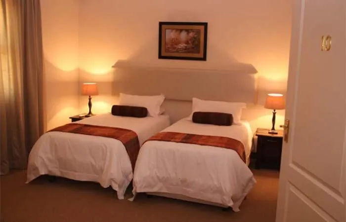 Bed in Kalahari Lodge Kimberley