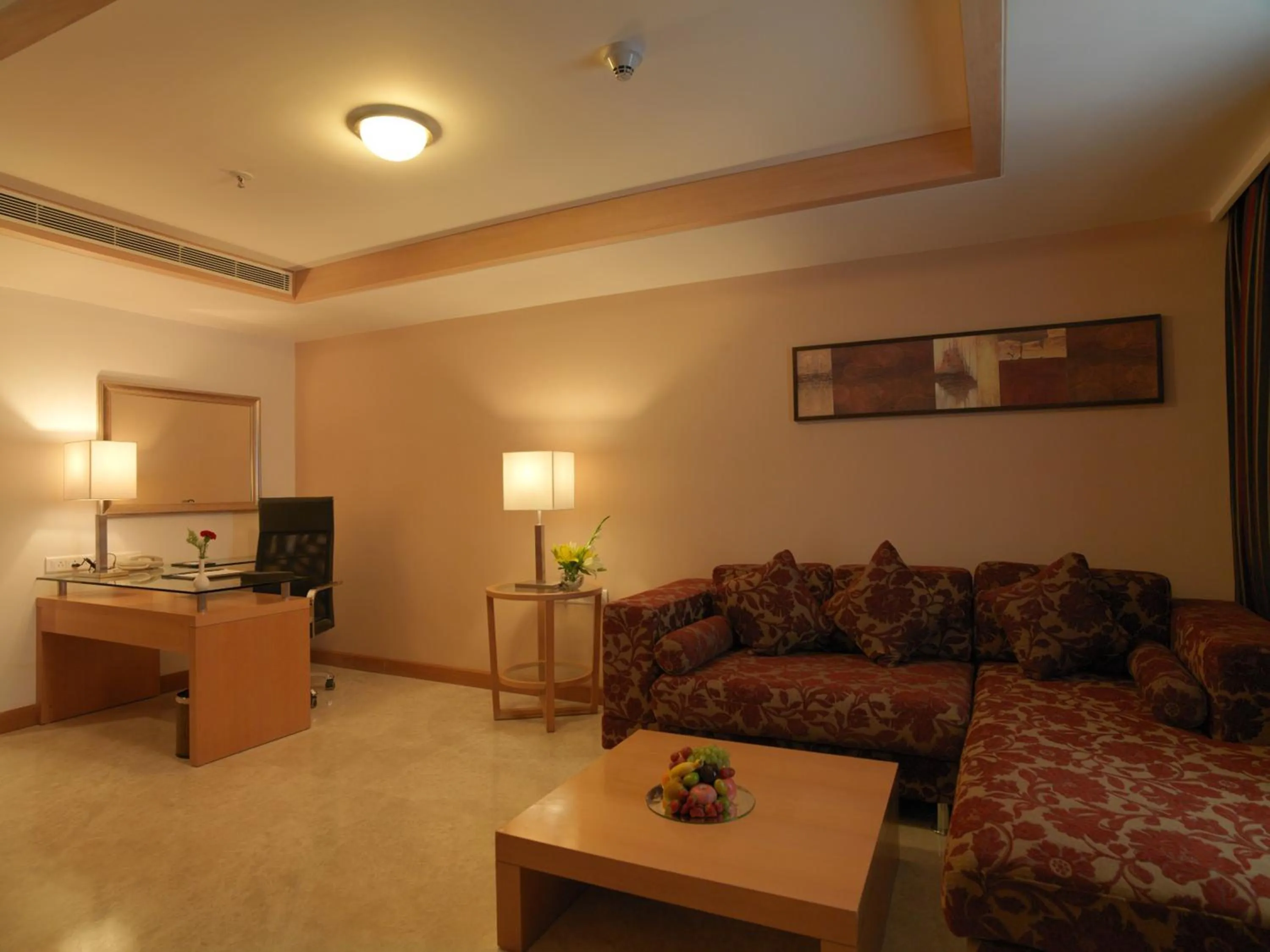 Living room in Mysore County Retreat