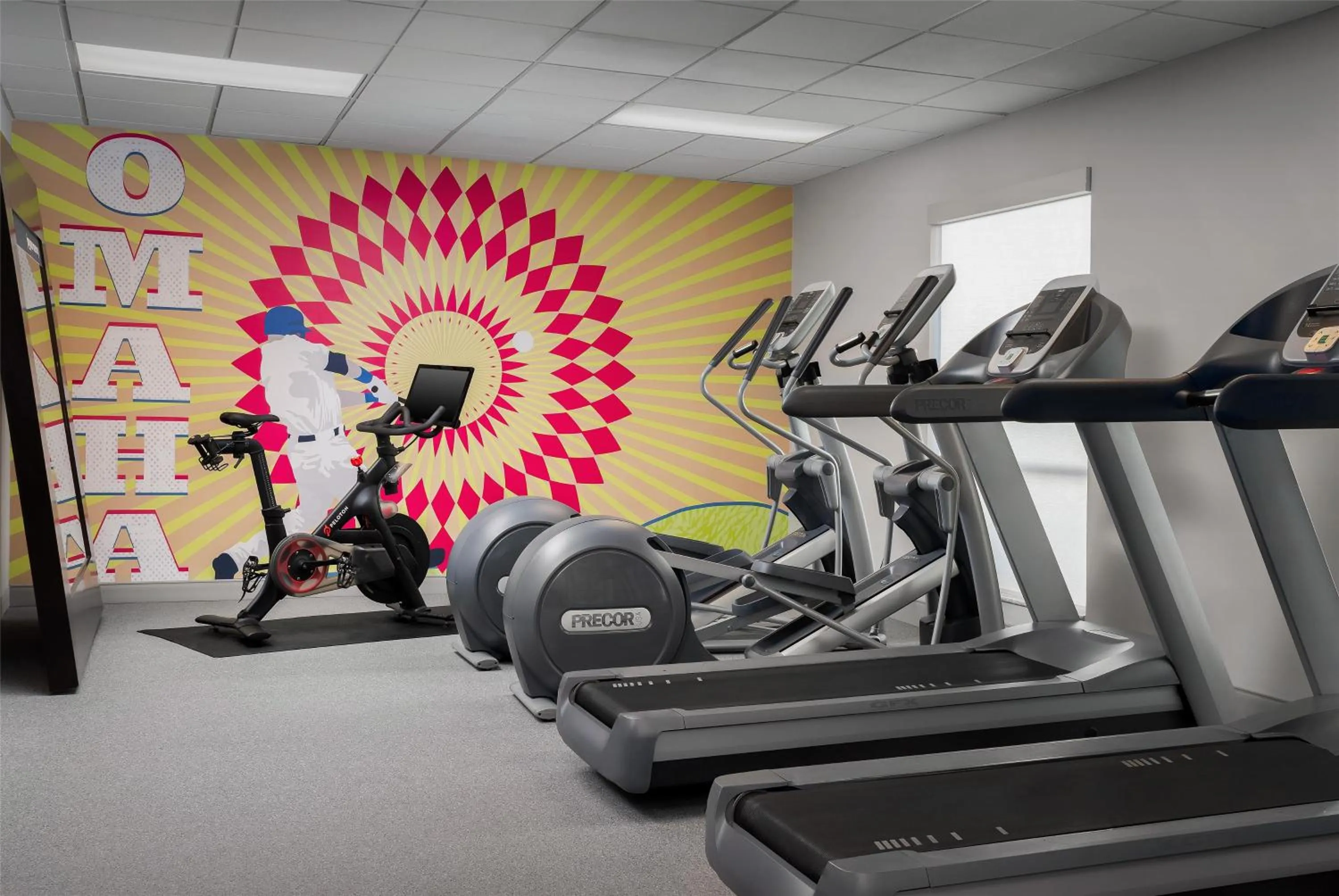 Fitness centre/facilities in Hampton Inn & Suites Omaha-Downtown