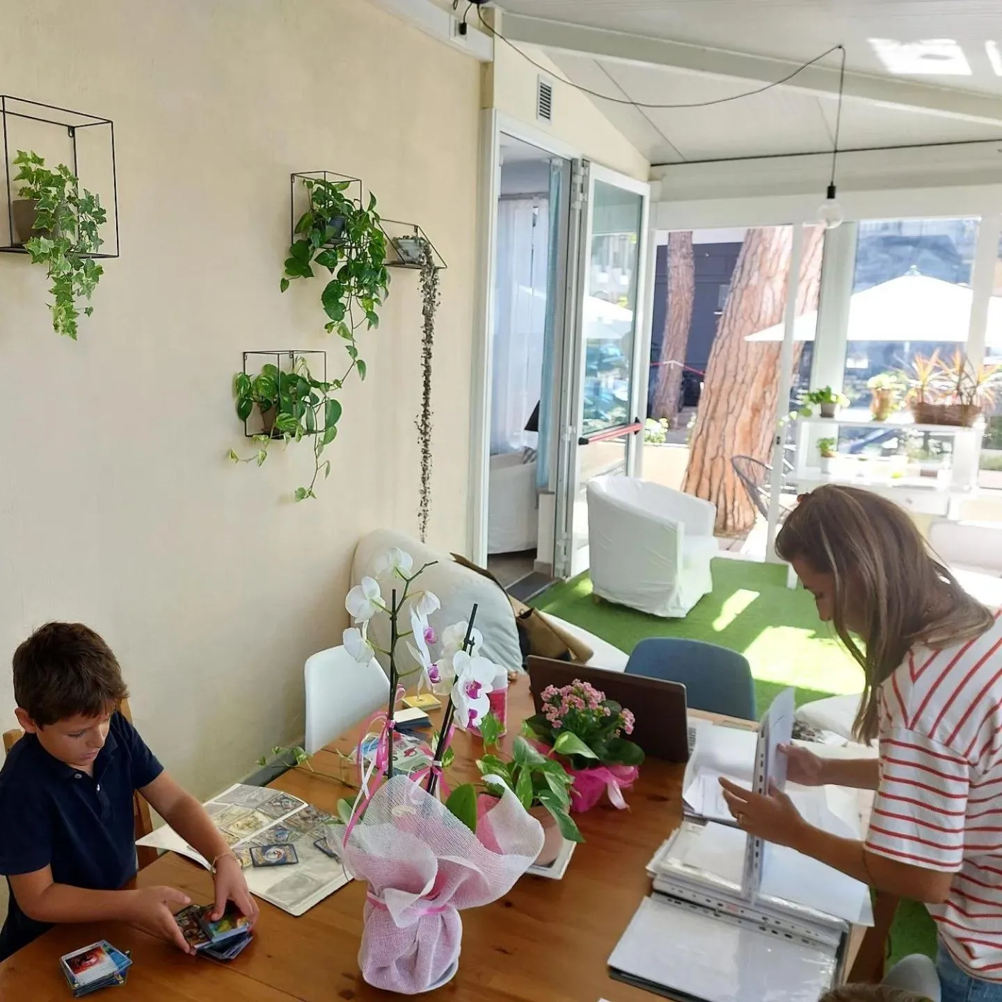 Communal lounge/ TV room in Hotel Arlecchino Riccione
