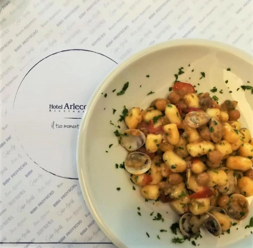 Food and drinks in Hotel Arlecchino Riccione