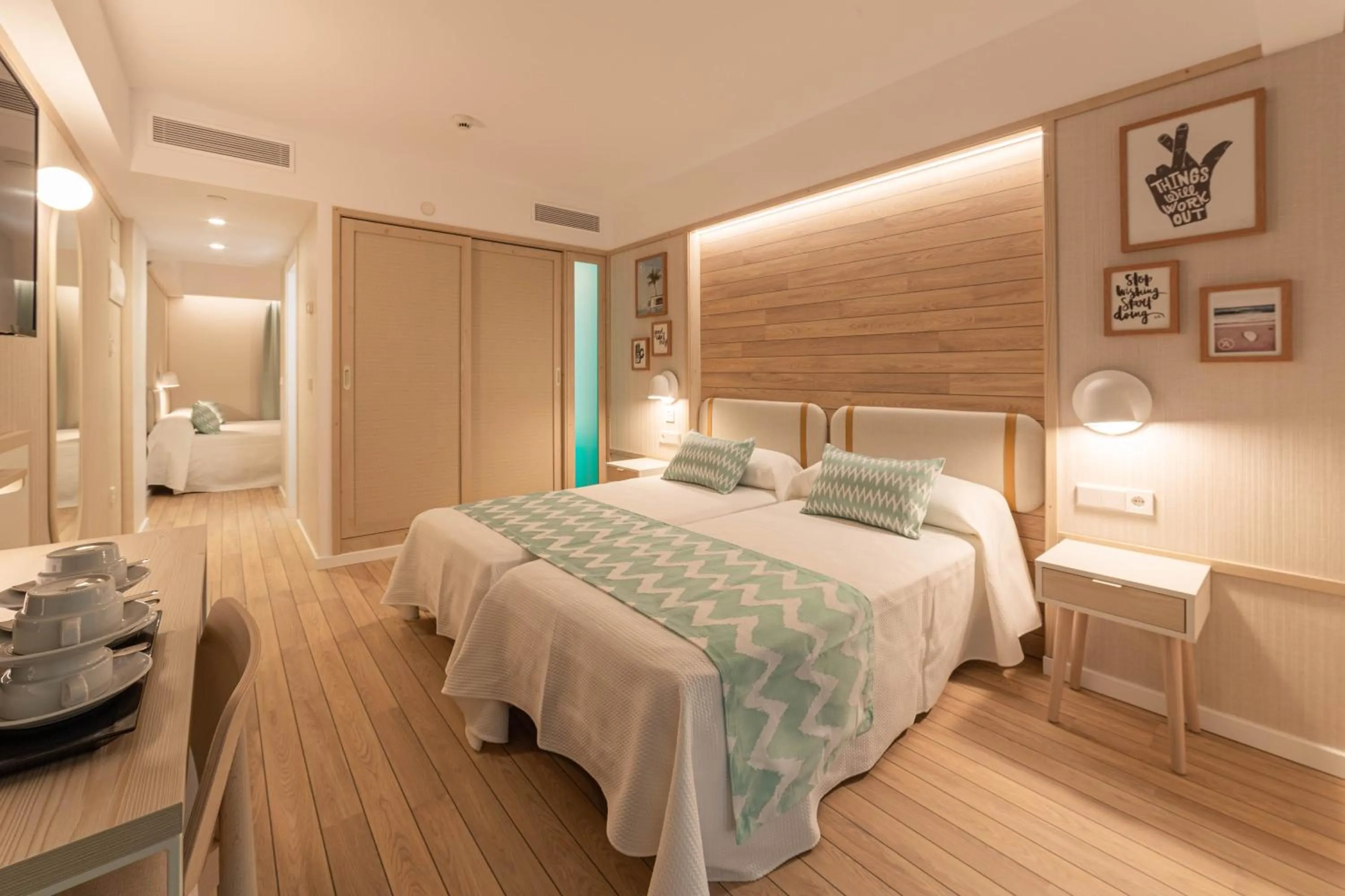 View (from property/room), Bed in Ambassador Playa II