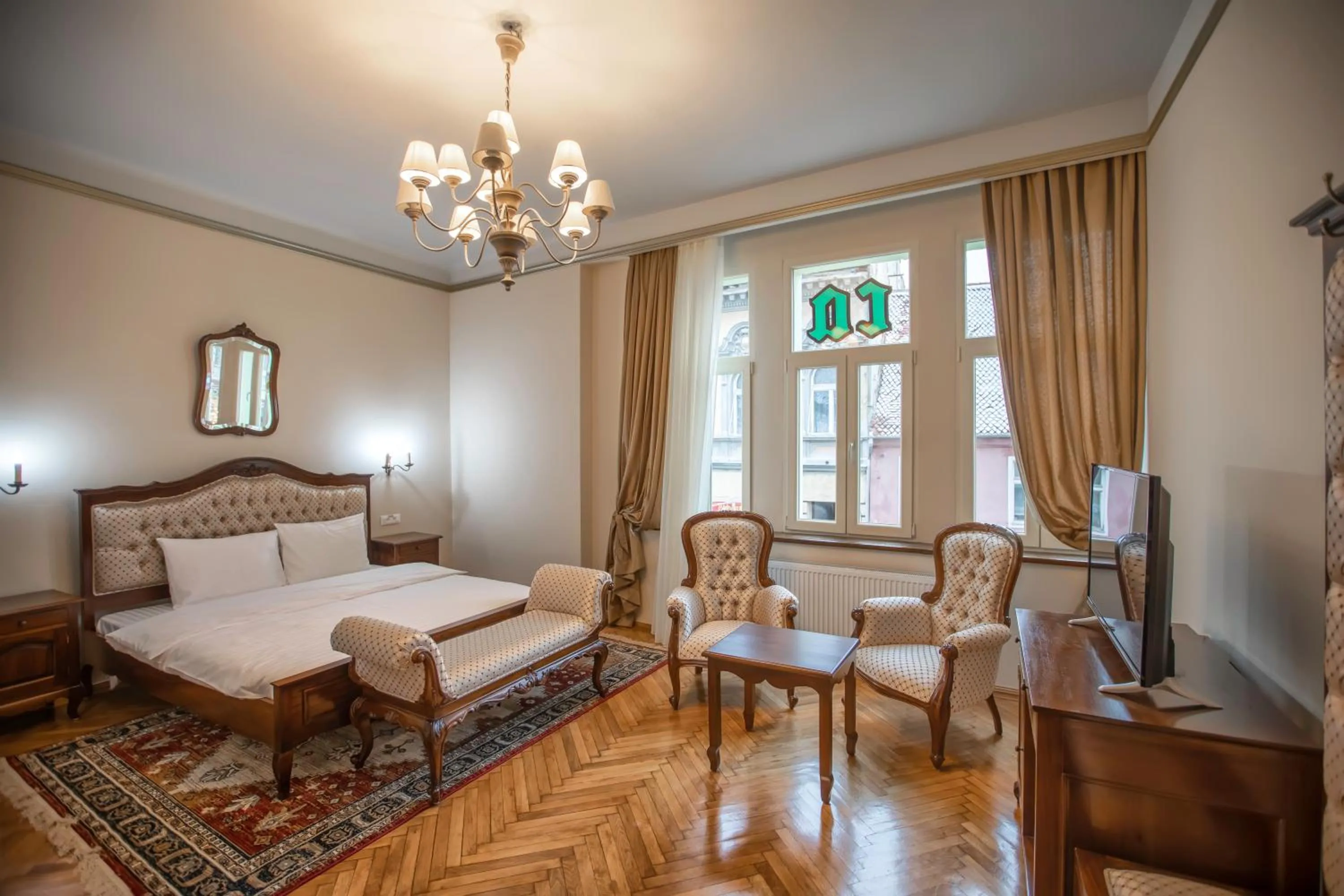 Bed in Casa Gotica Residence