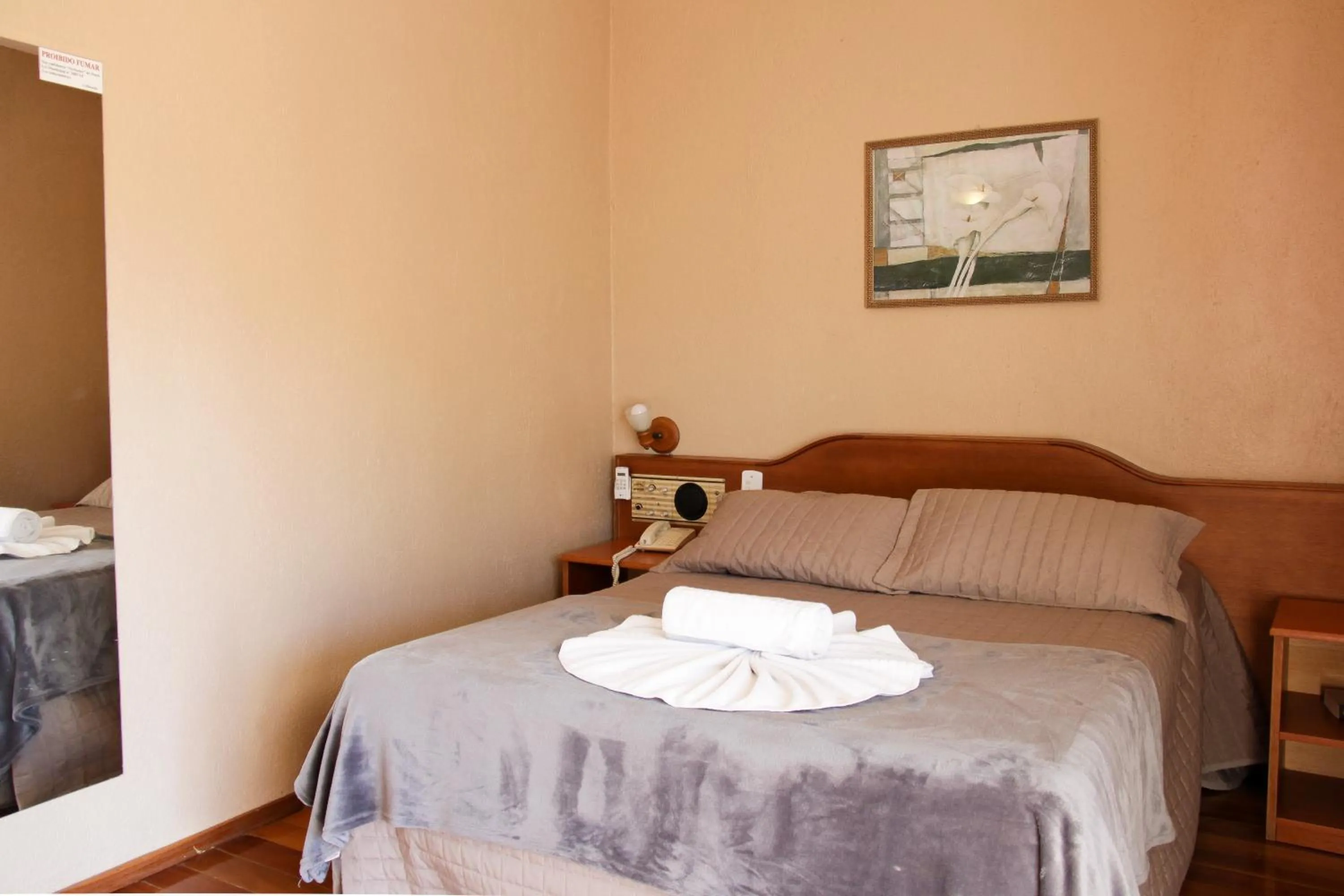 Bedroom, Bed in Hotel Aconchego da Serra