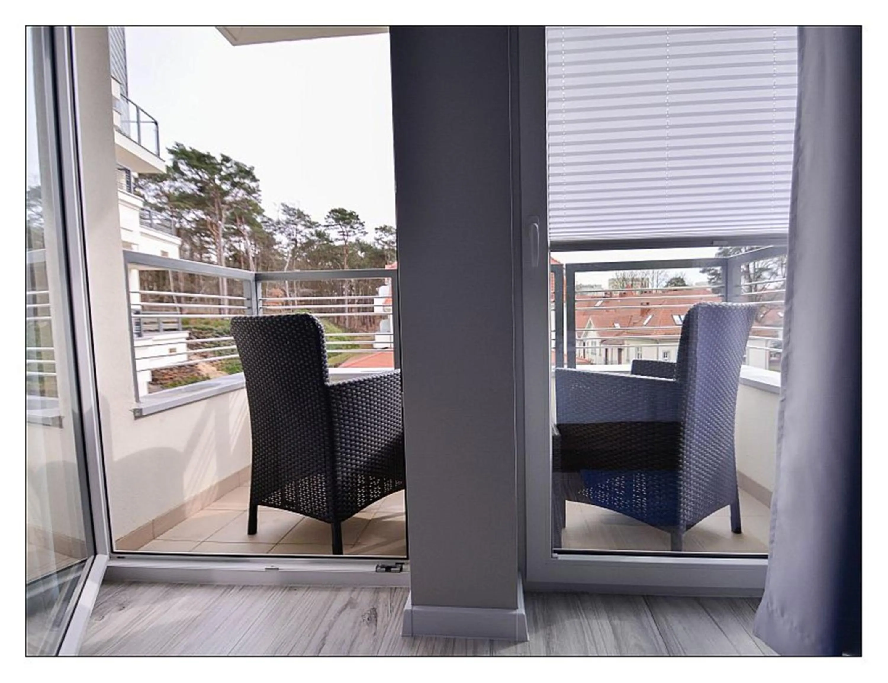 Balcony/Terrace in Osiedle Cesarskie Apartamenty - Parking - Apartamenty Bryza