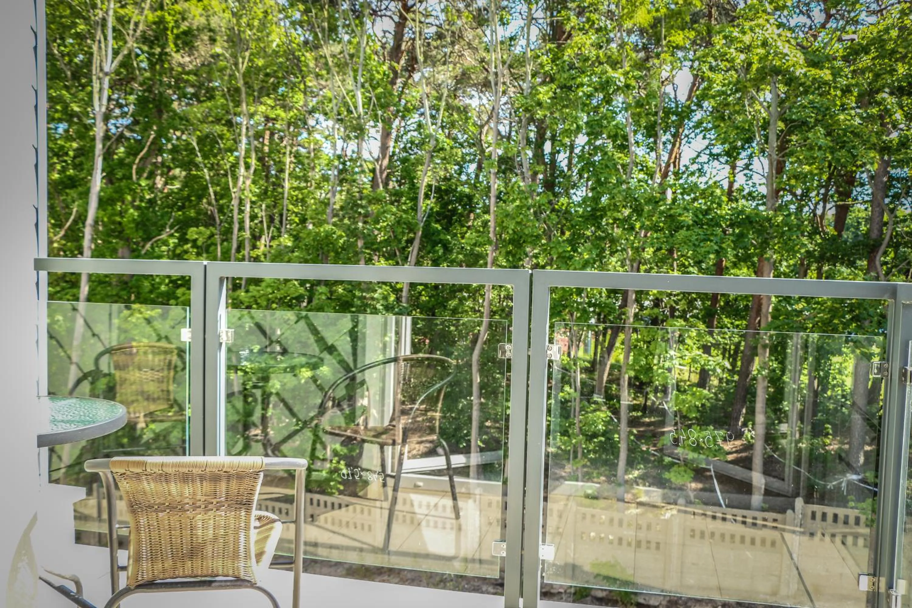 Balcony/Terrace in Osiedle Cesarskie Apartamenty - Parking - Apartamenty Bryza