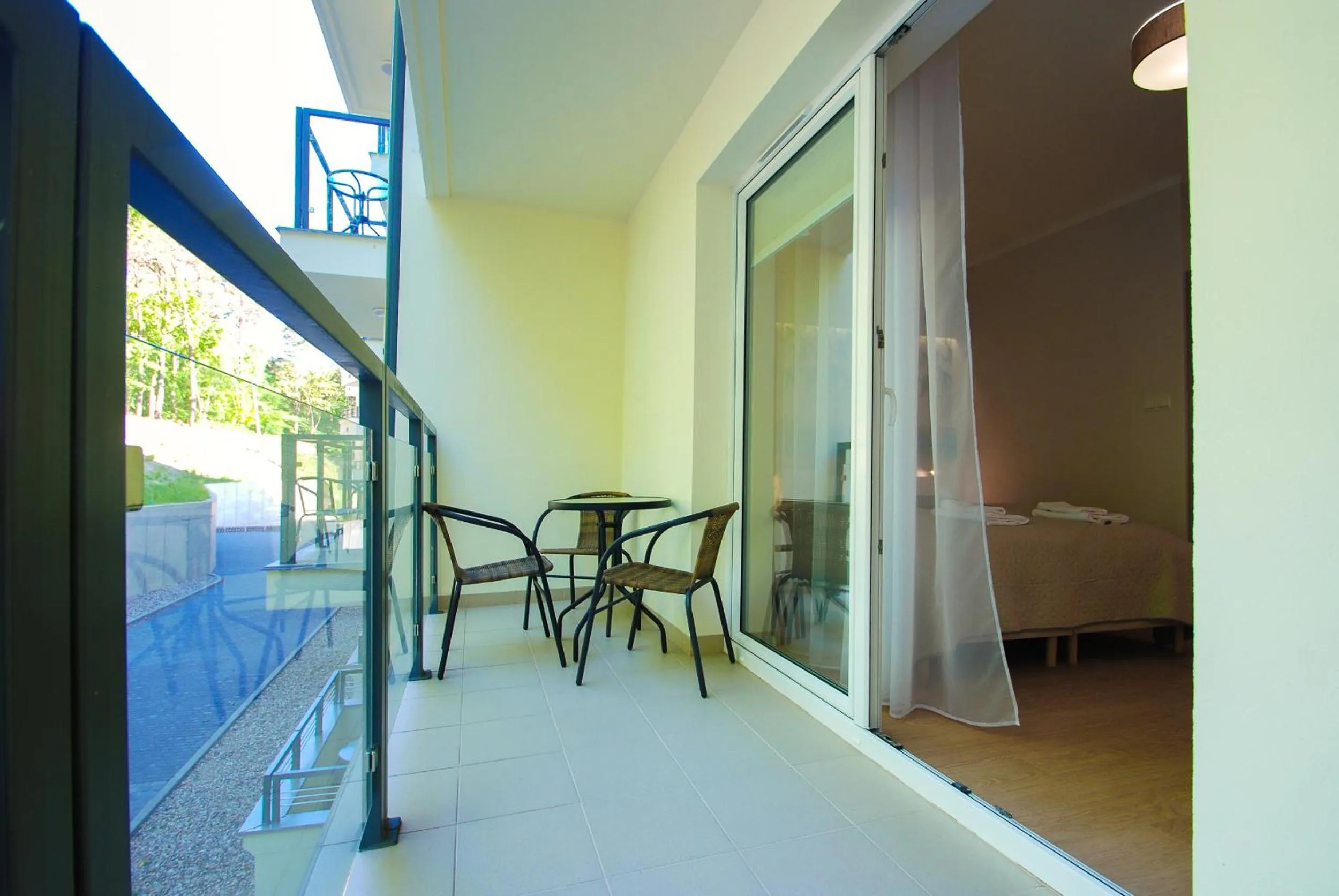 Balcony/Terrace in Osiedle Cesarskie Apartamenty - Parking - Apartamenty Bryza