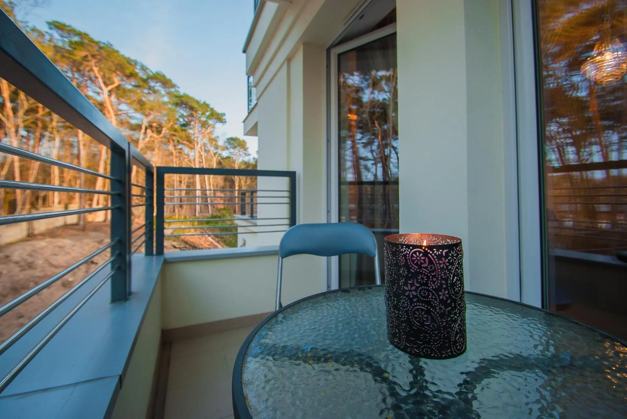 Balcony/Terrace in Osiedle Cesarskie Apartamenty - Parking - Apartamenty Bryza