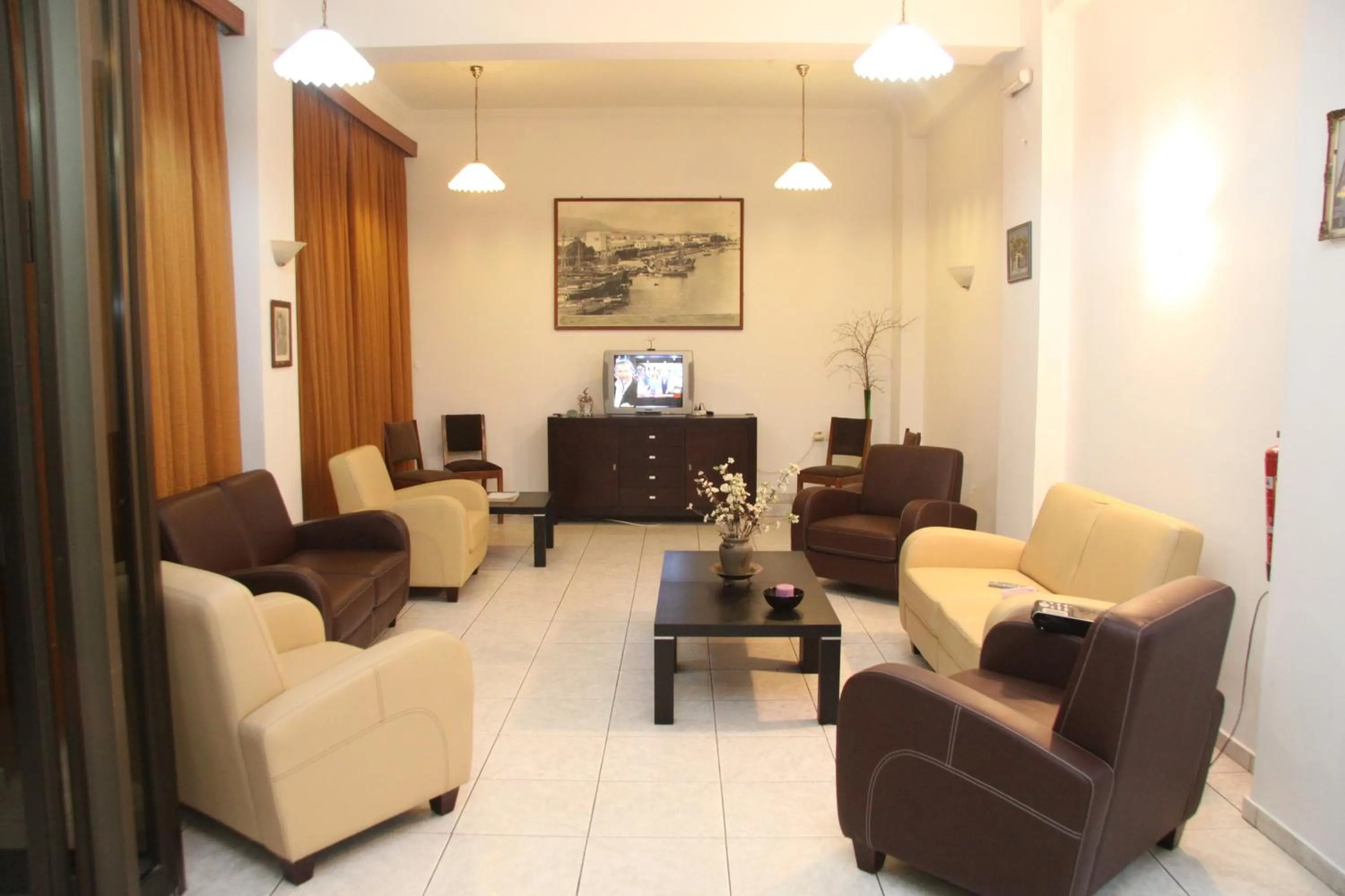 Lobby or reception in Veroniki Hotel