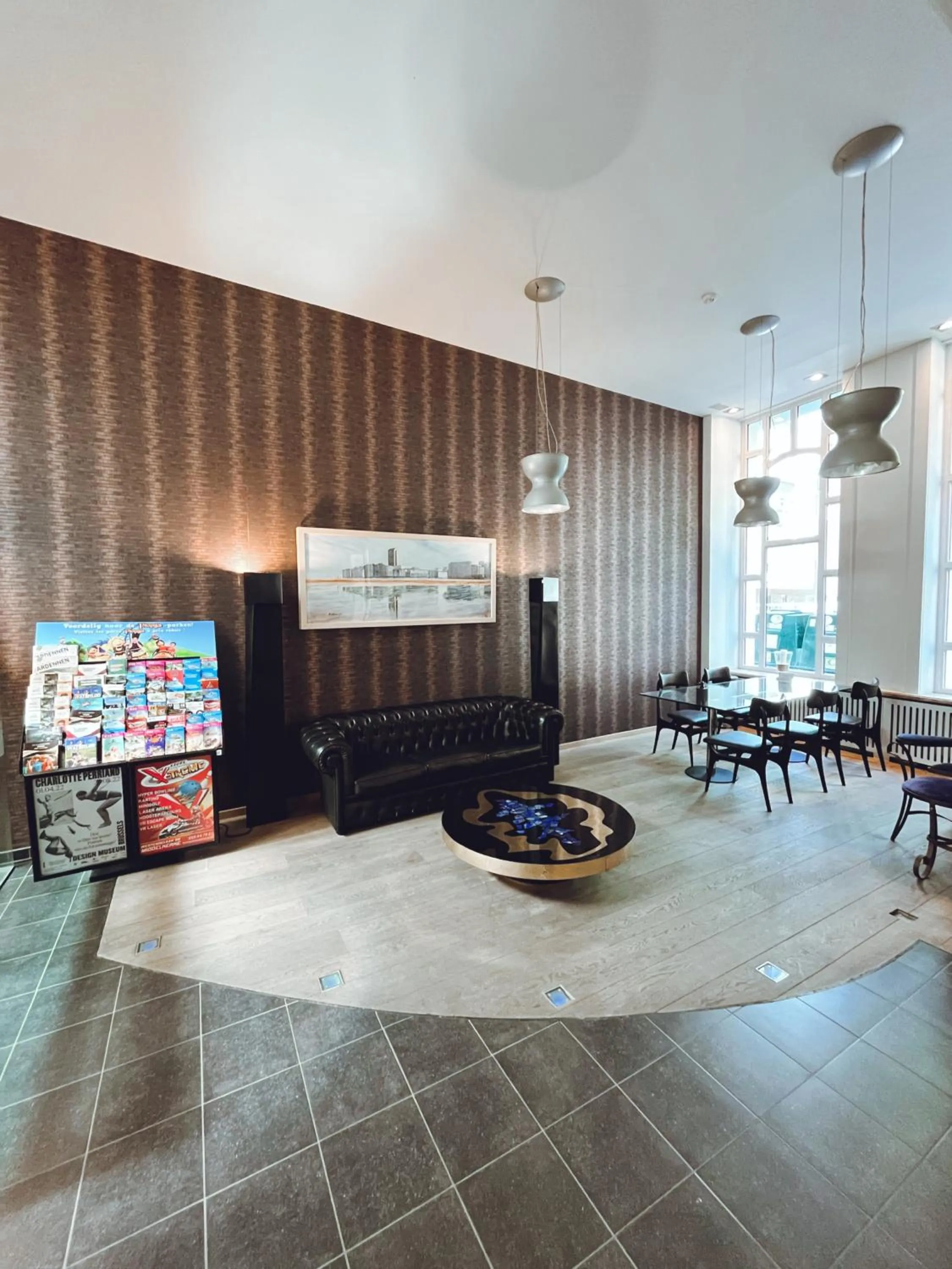 Communal lounge/ TV room in Alpha Hotel