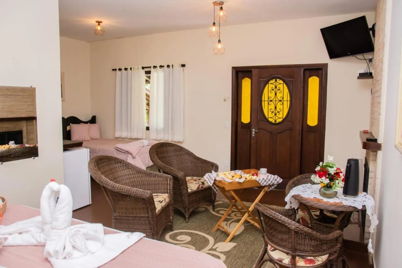 Bed in Pousada Medeiros