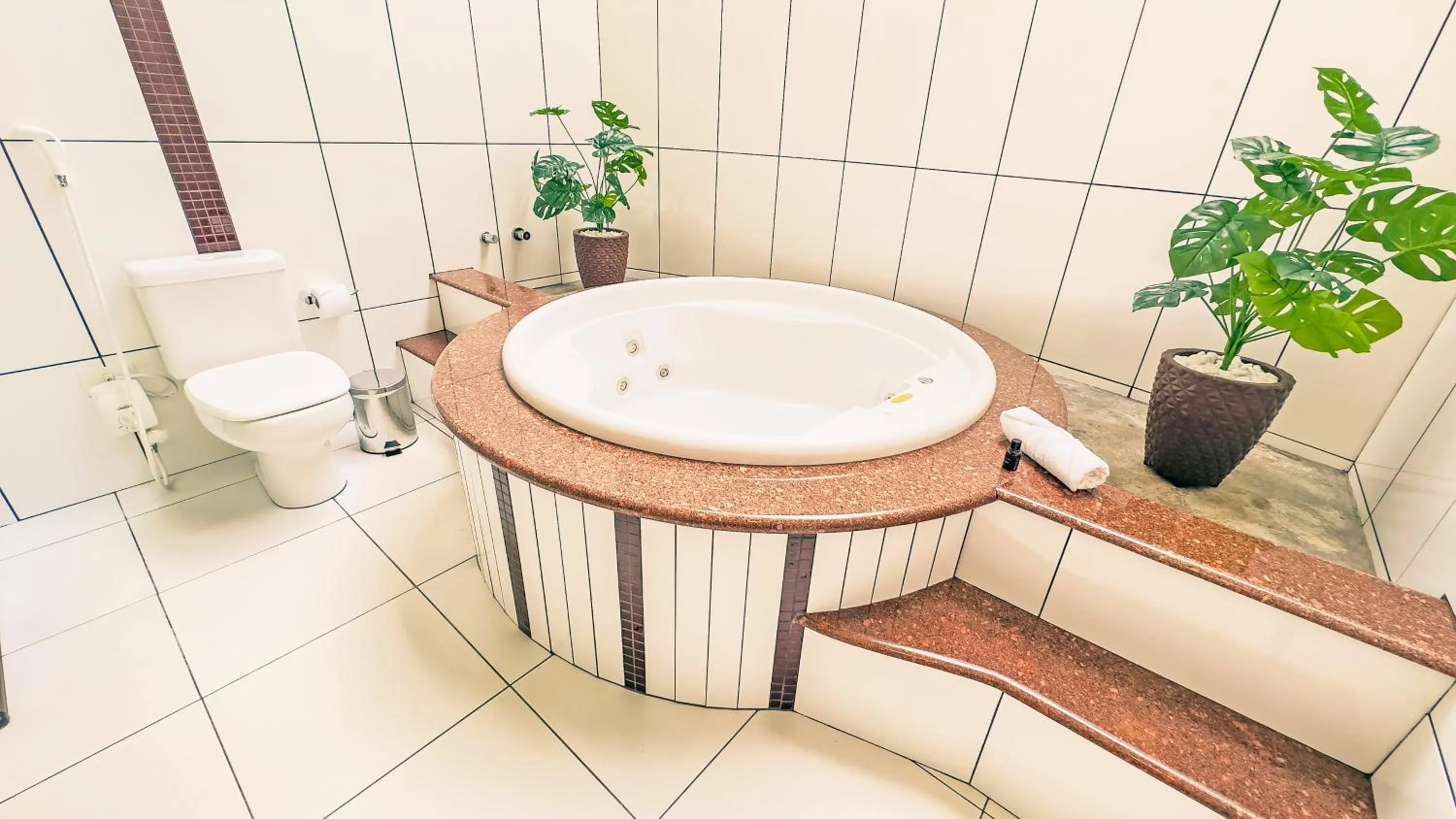 Hot Tub in Pousada Medeiros