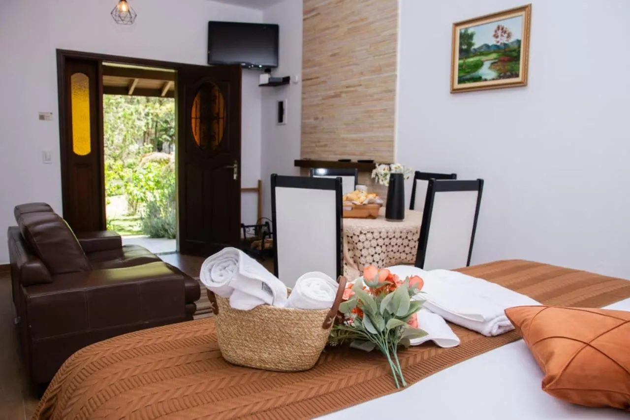 Bed in Pousada Medeiros