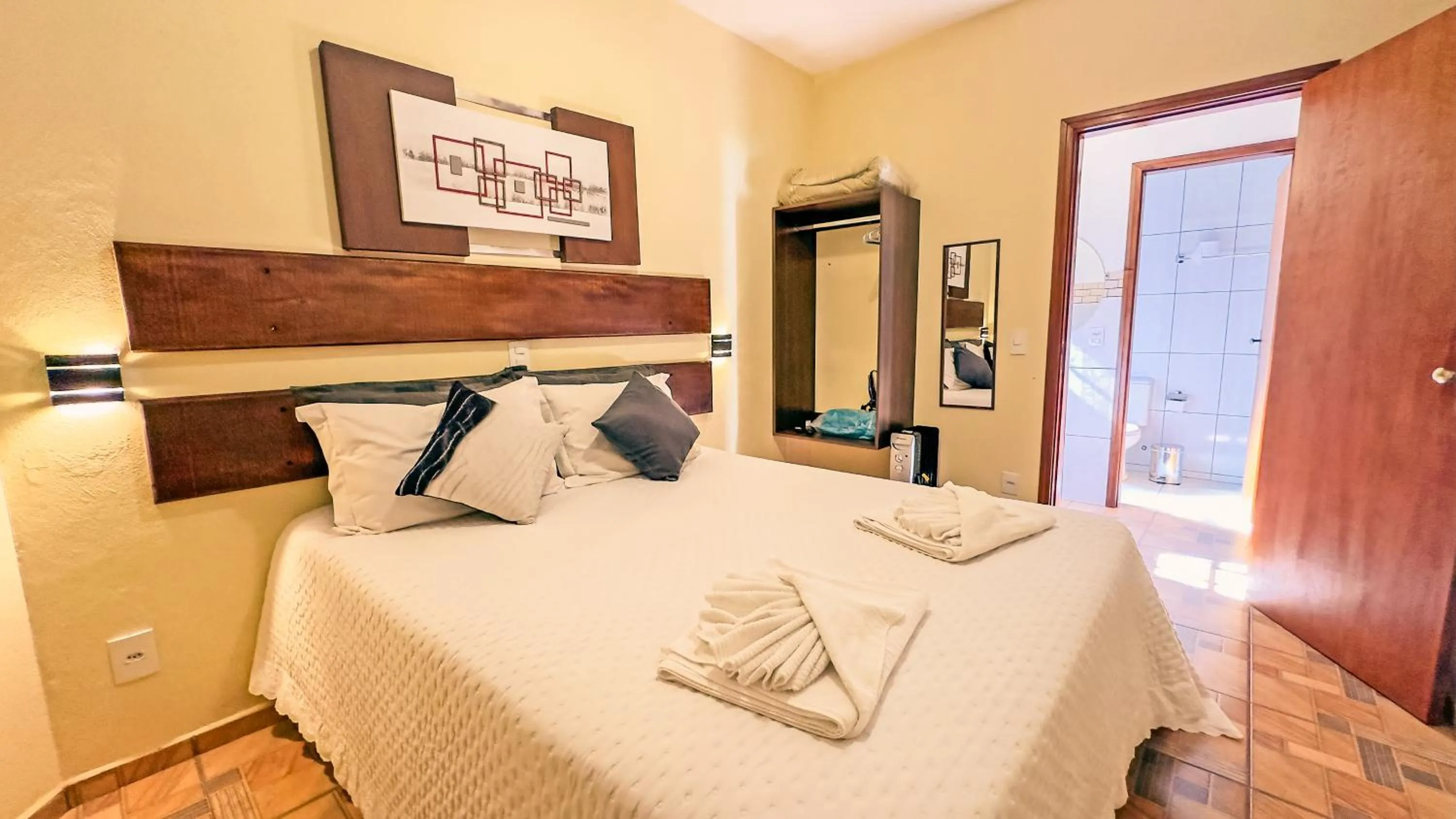 Bedroom, Bed in Pousada Medeiros