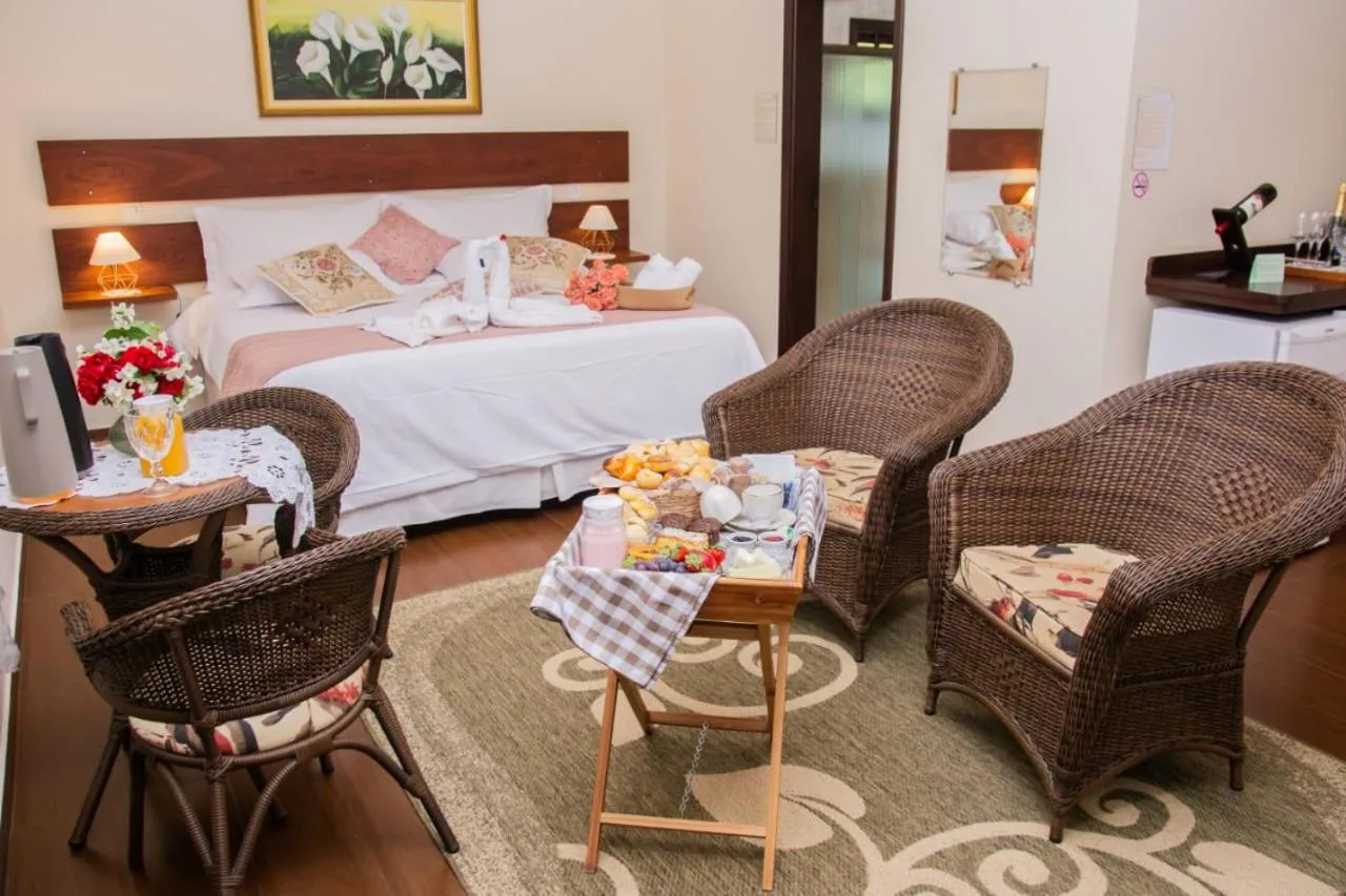 Bed in Pousada Medeiros