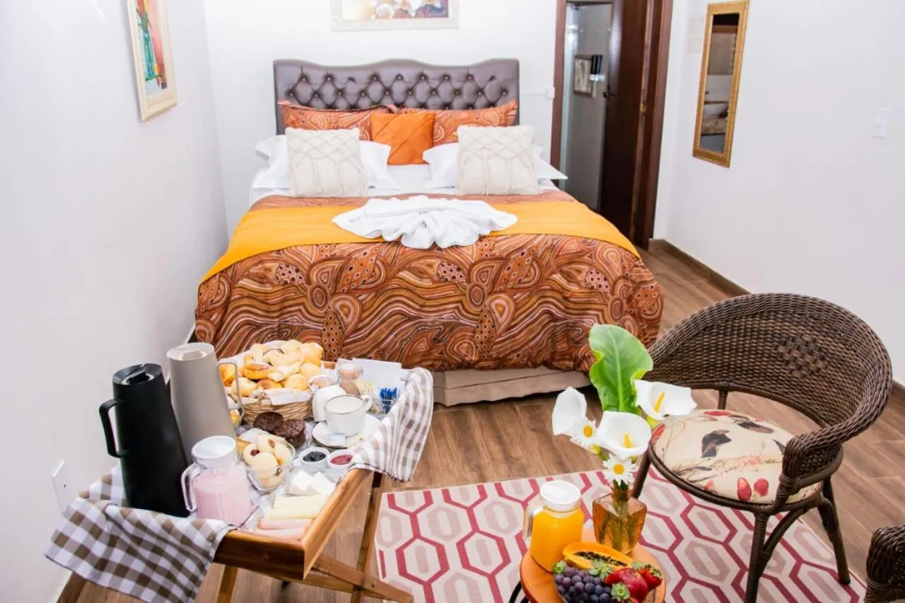 Bed in Pousada Medeiros