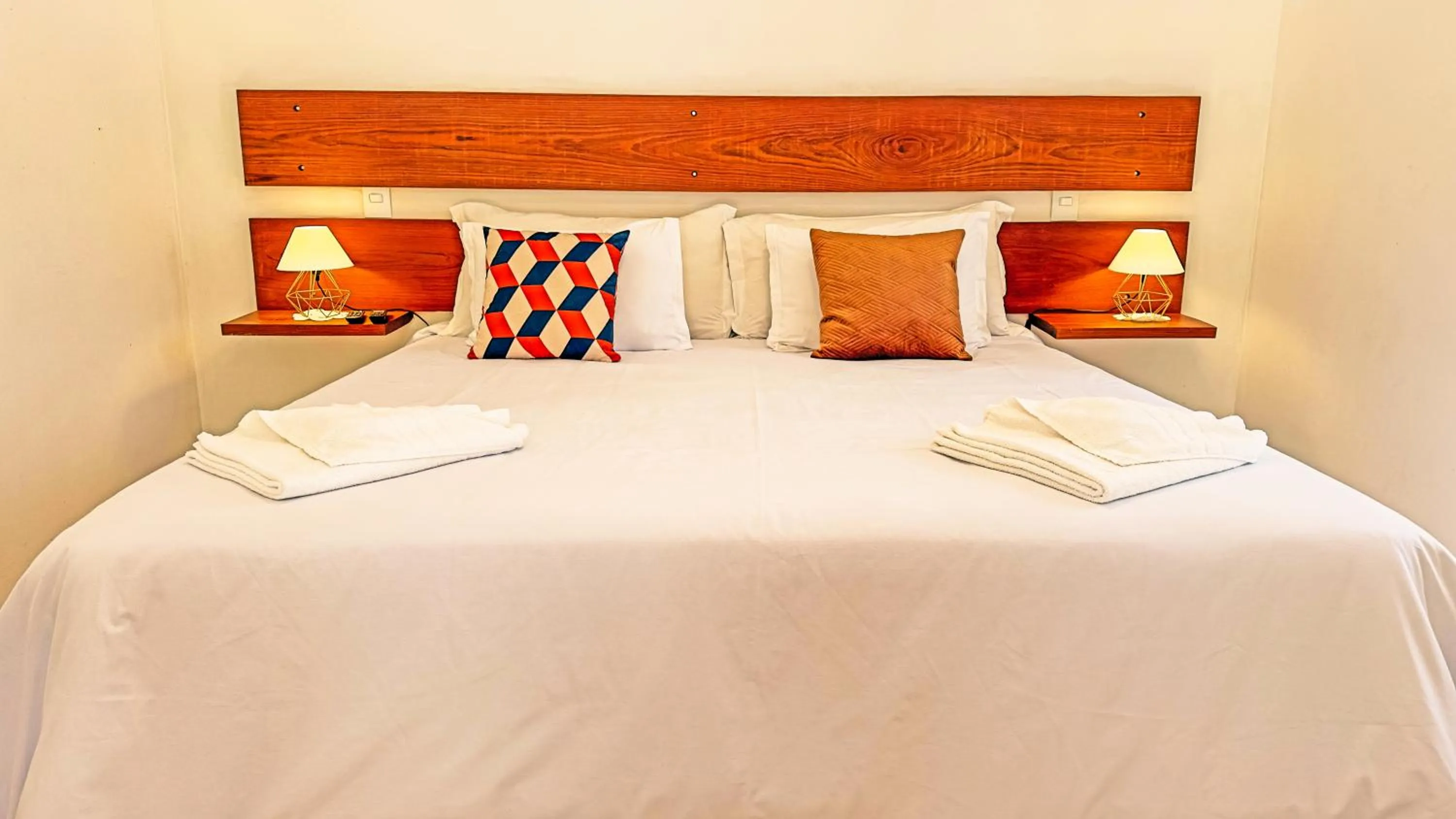 Bed in Pousada Medeiros