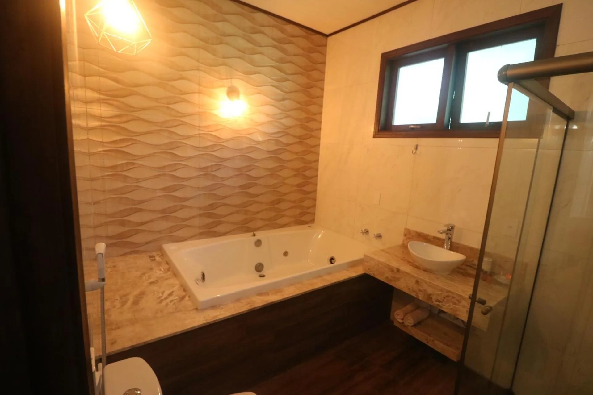 Hot Tub in Pousada Medeiros