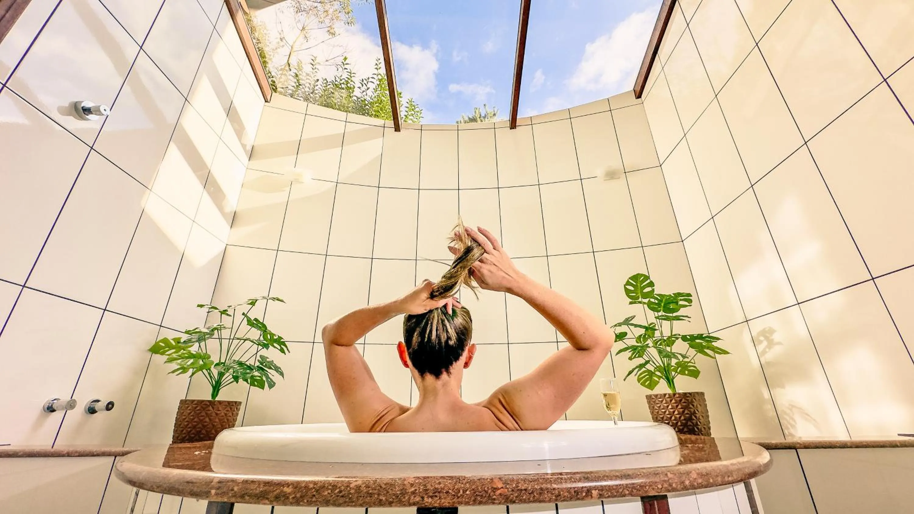 Bath in Pousada Medeiros