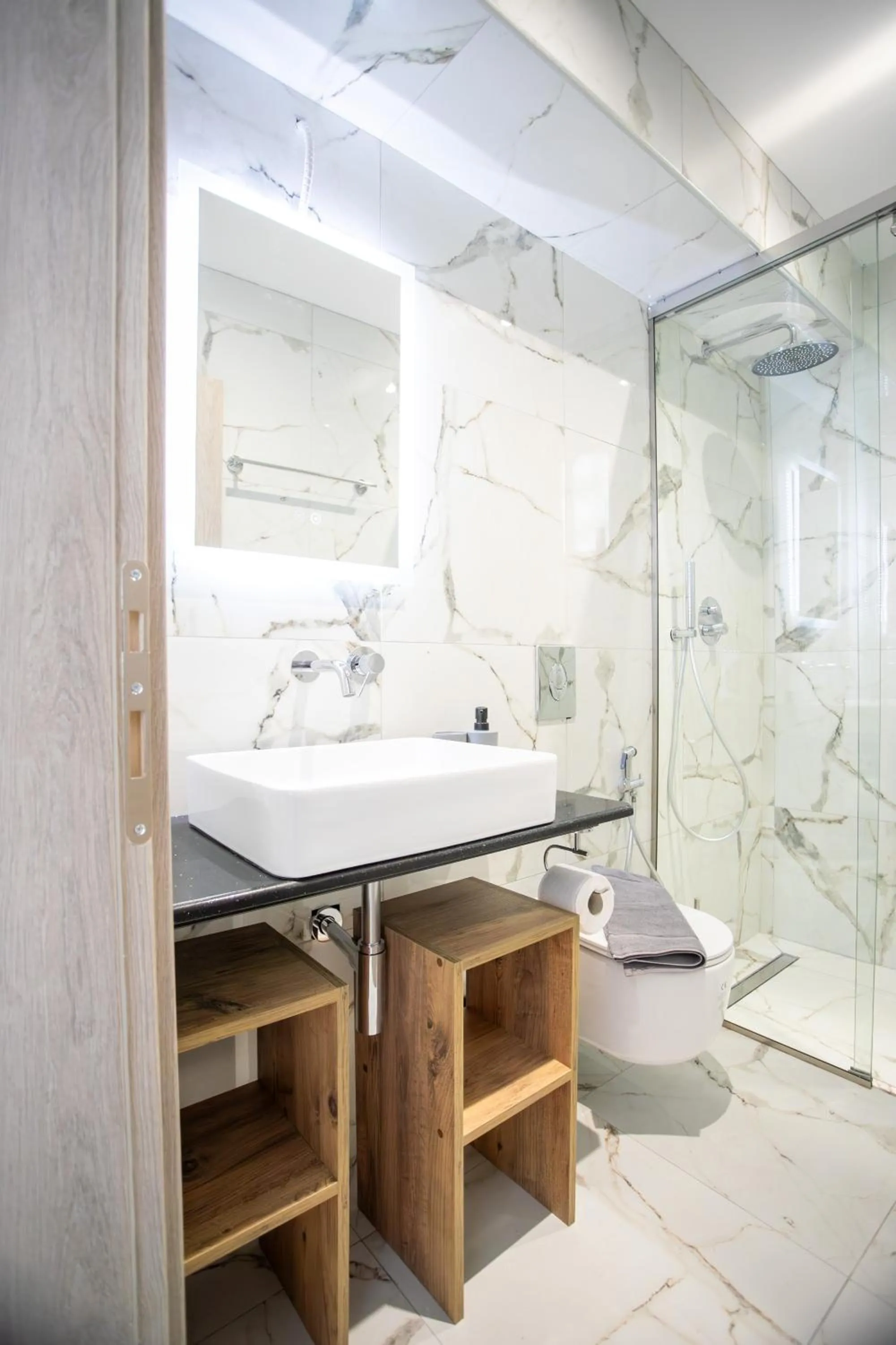 Shower in Star Hotel