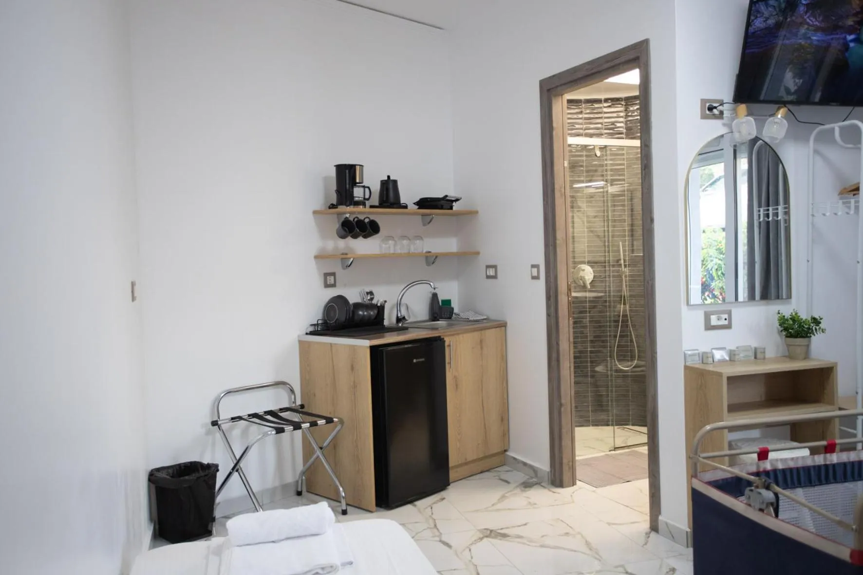 Shower in Star Hotel