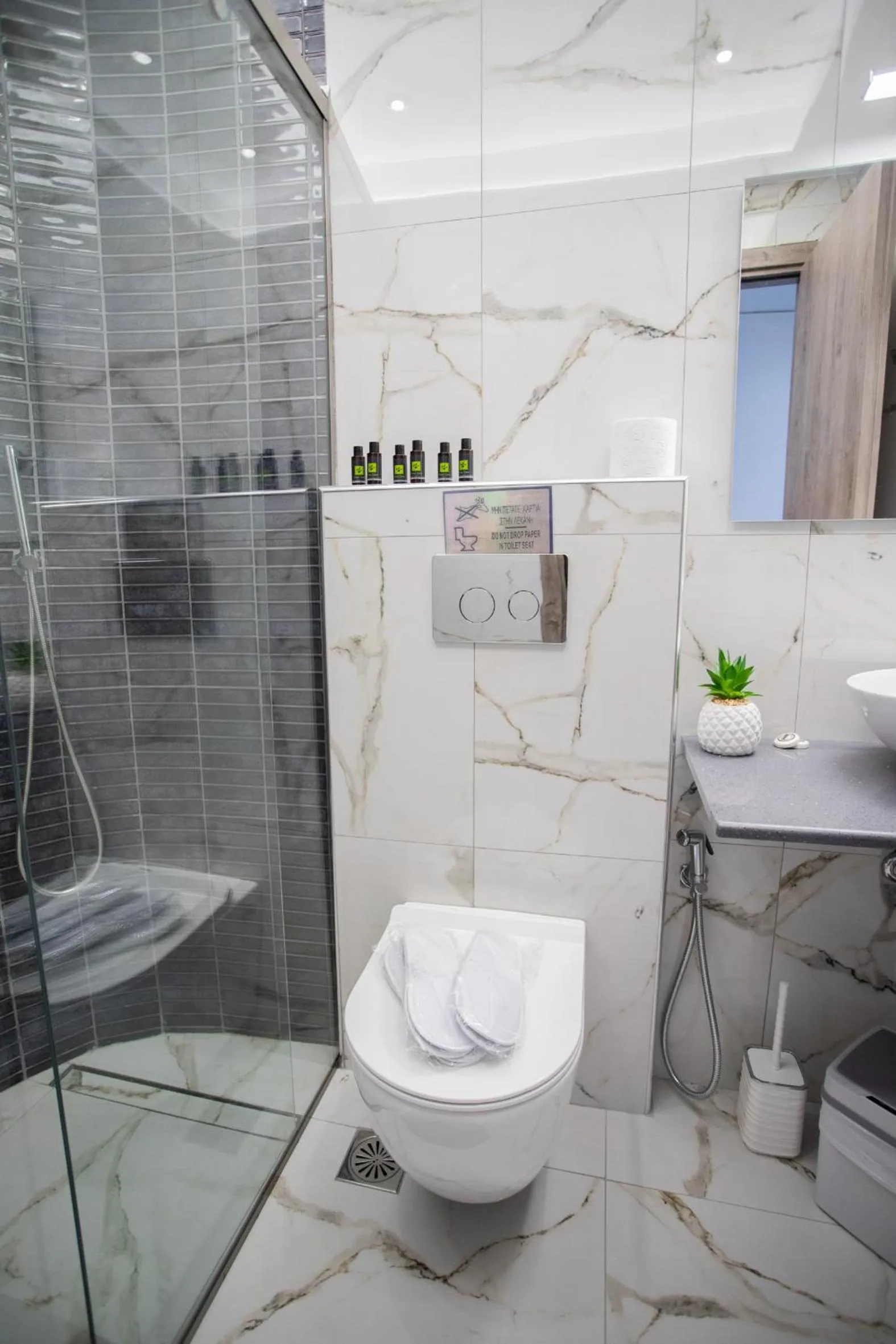 Shower in Star Hotel