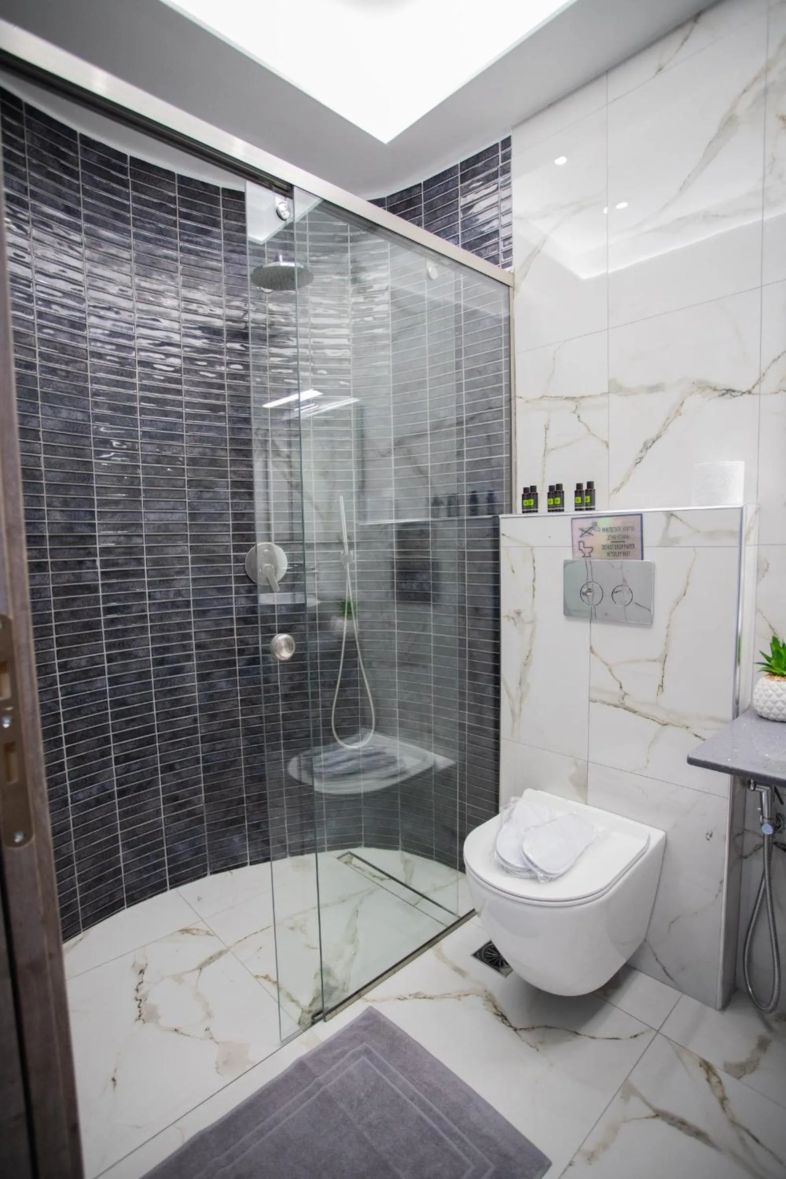 Shower in Star Hotel