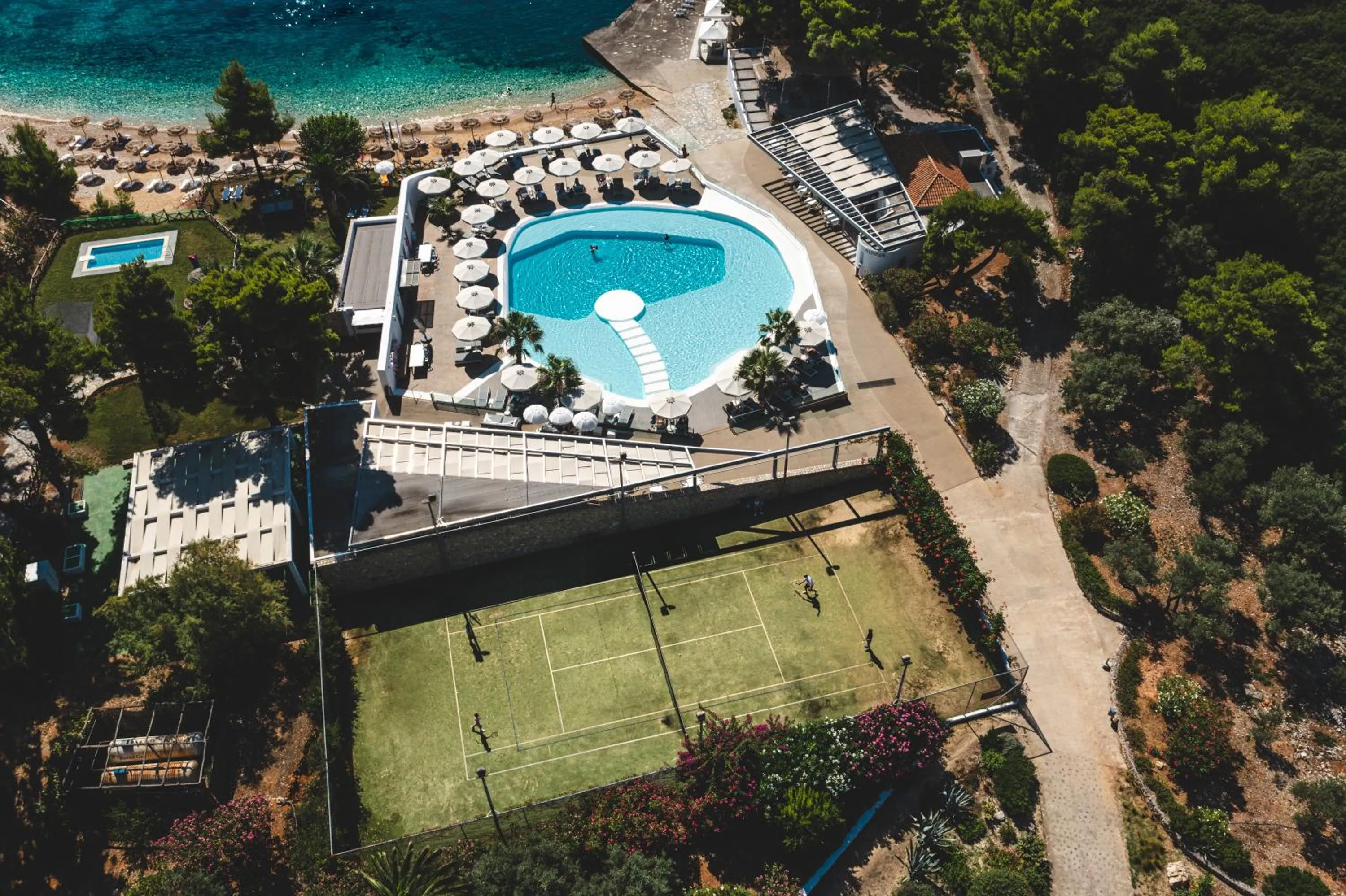 Beach in Marpunta Resort, Santikos Collection