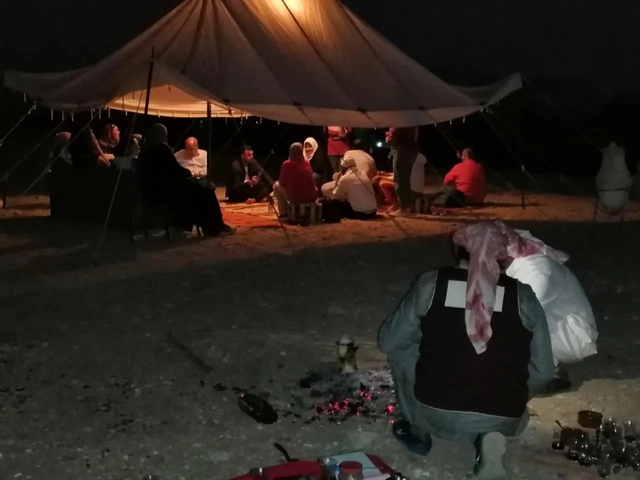Evening entertainment in Shanda Lodge Desert Resort