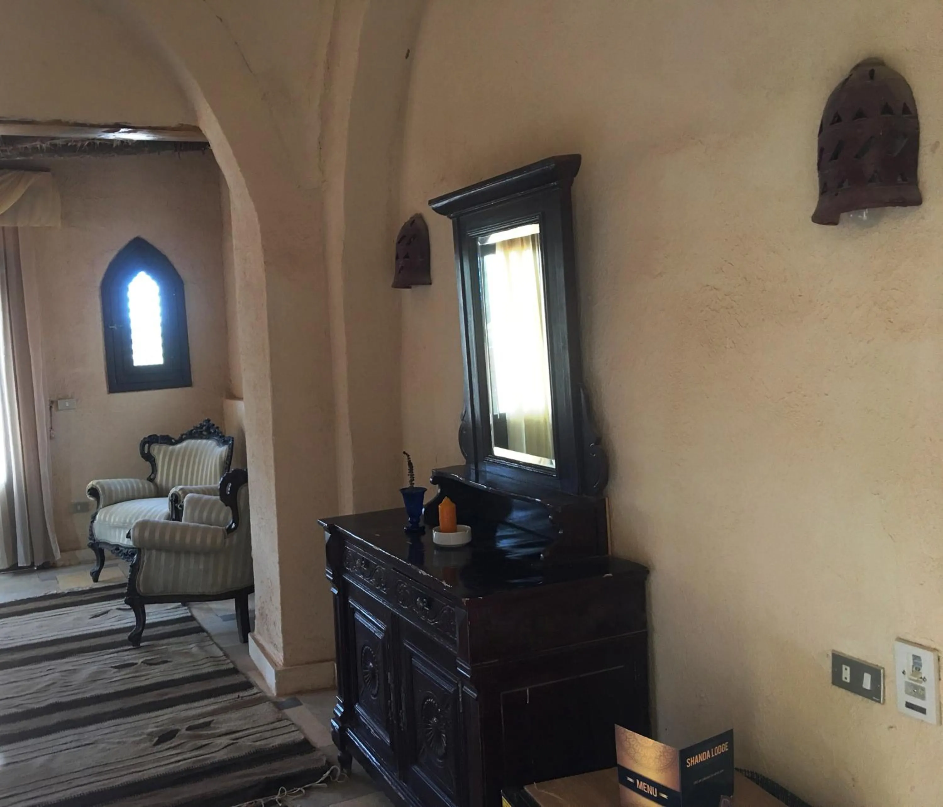 Seating area in Shanda Lodge Desert Resort