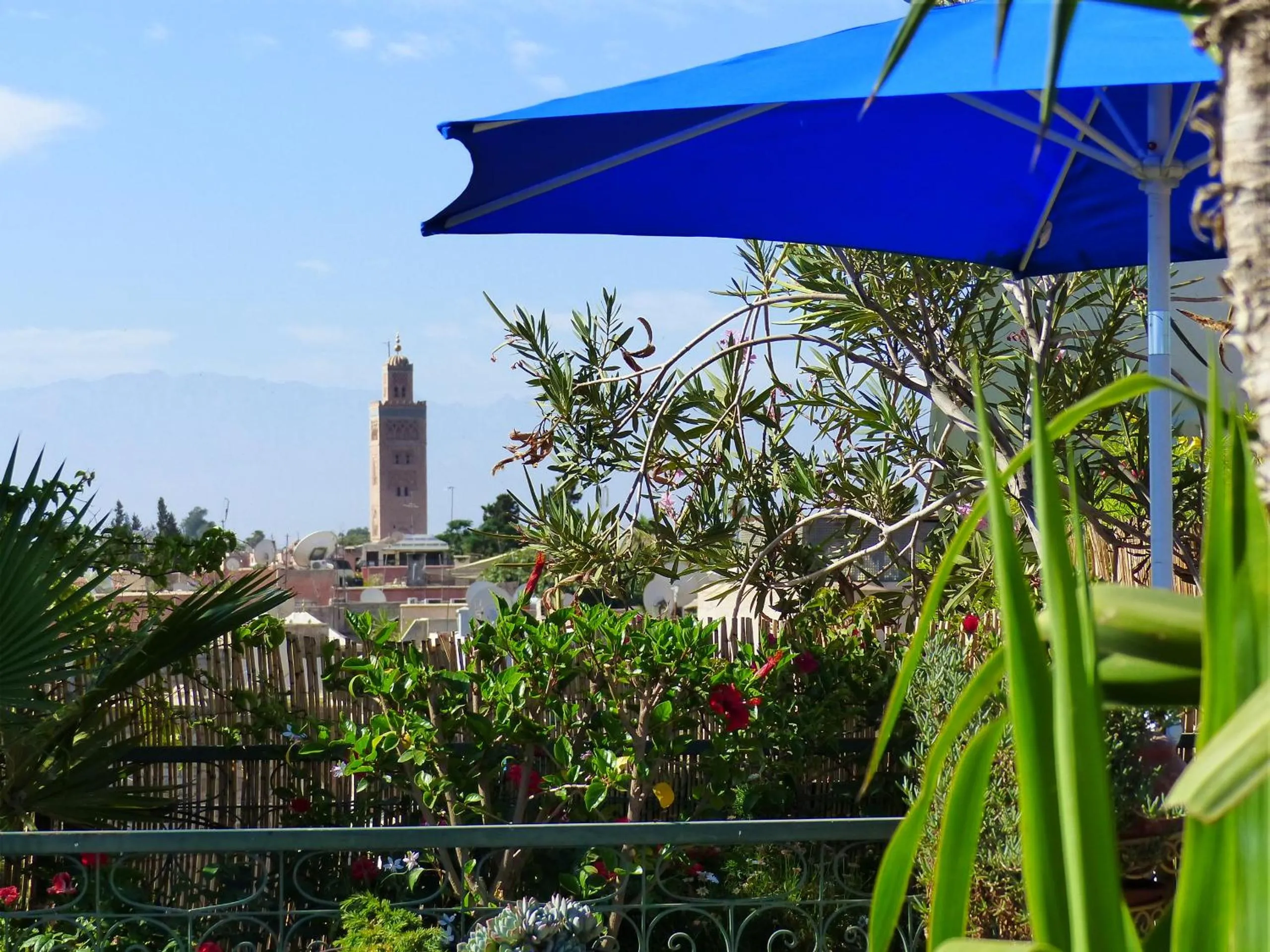 Balcony/Terrace in Riad Cherihane