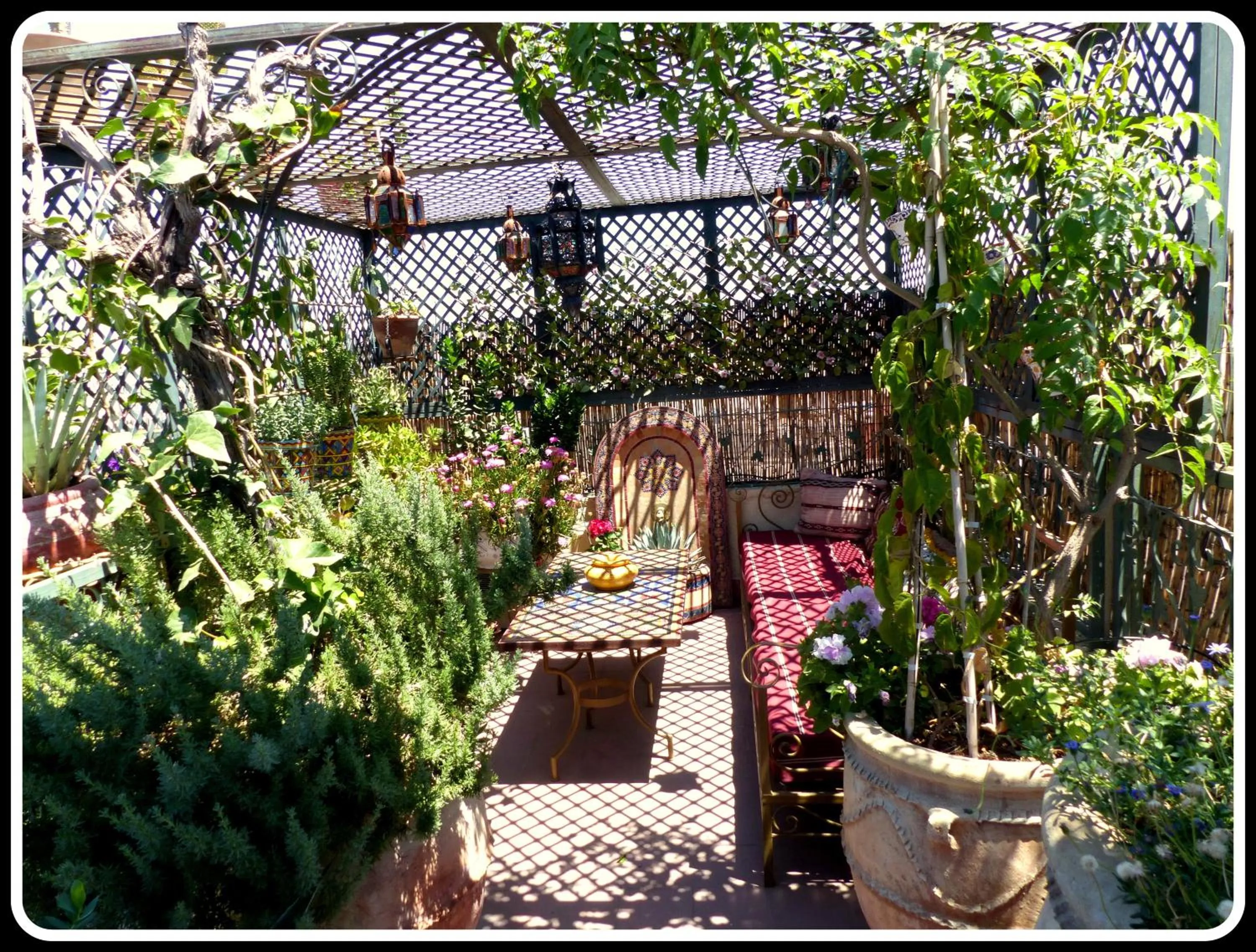 Patio in Riad Cherihane
