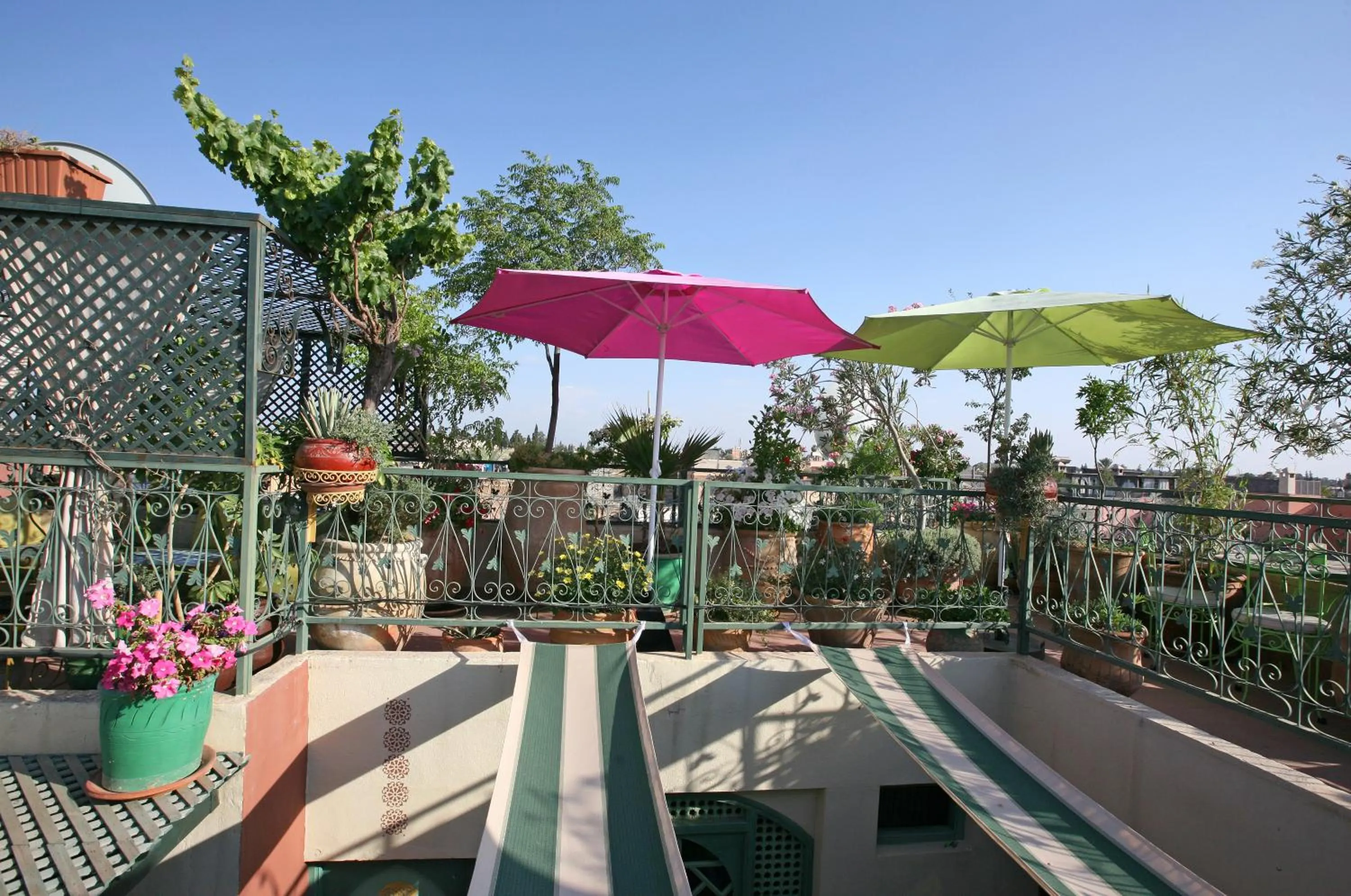 Balcony/Terrace in Riad Cherihane