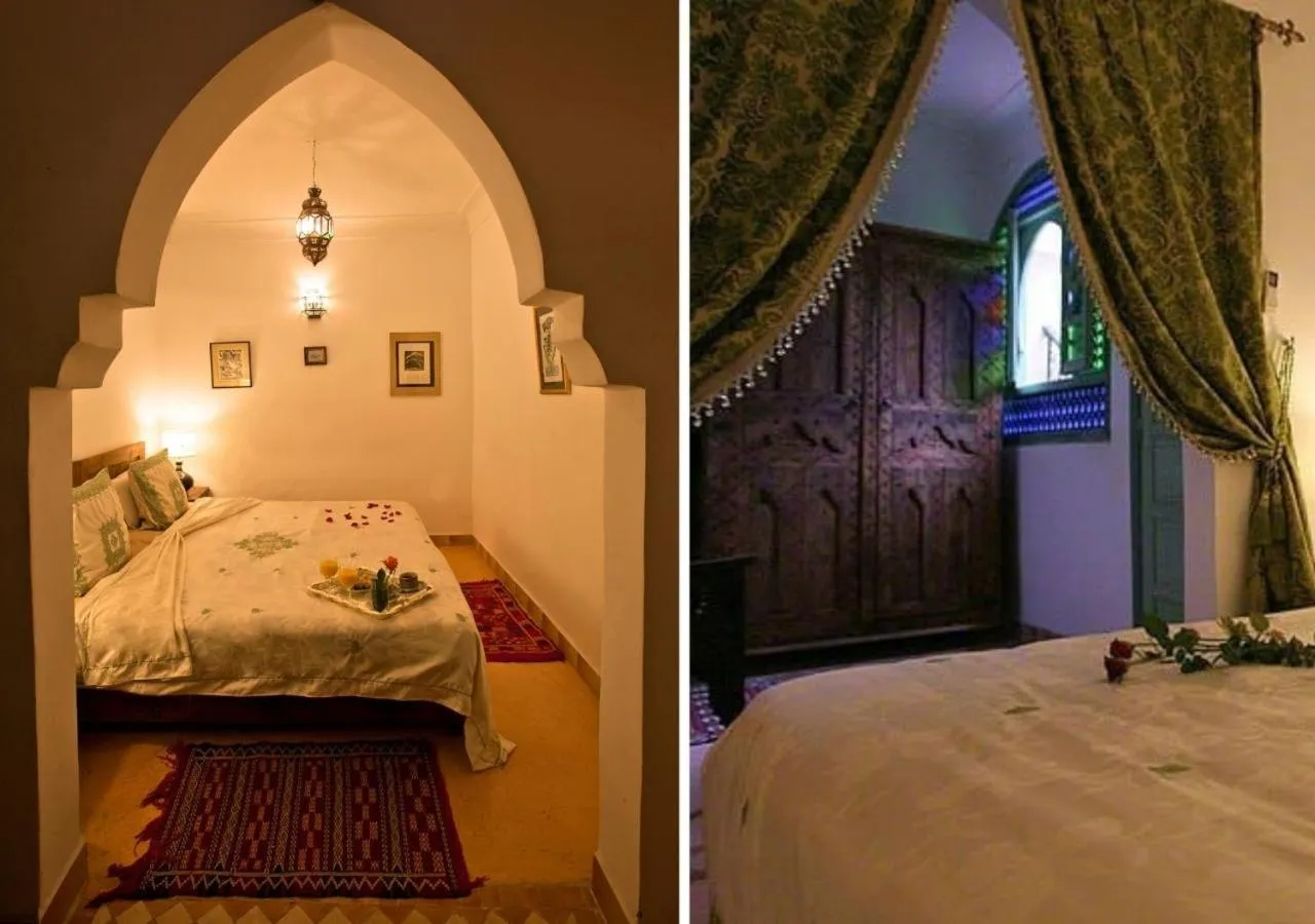 Photo of the whole room, Bed in Riad Cherihane