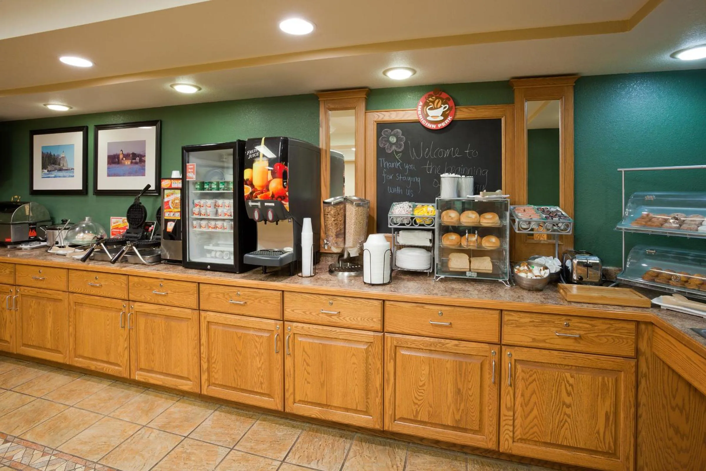 American breakfast in AmericInn by Wyndham Wetmore Munising