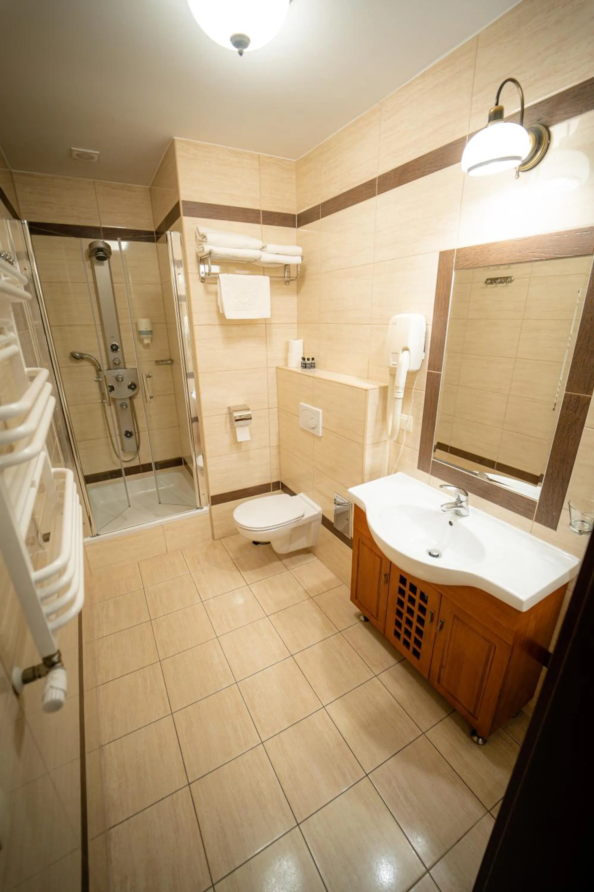 Shower in Hotel Górski