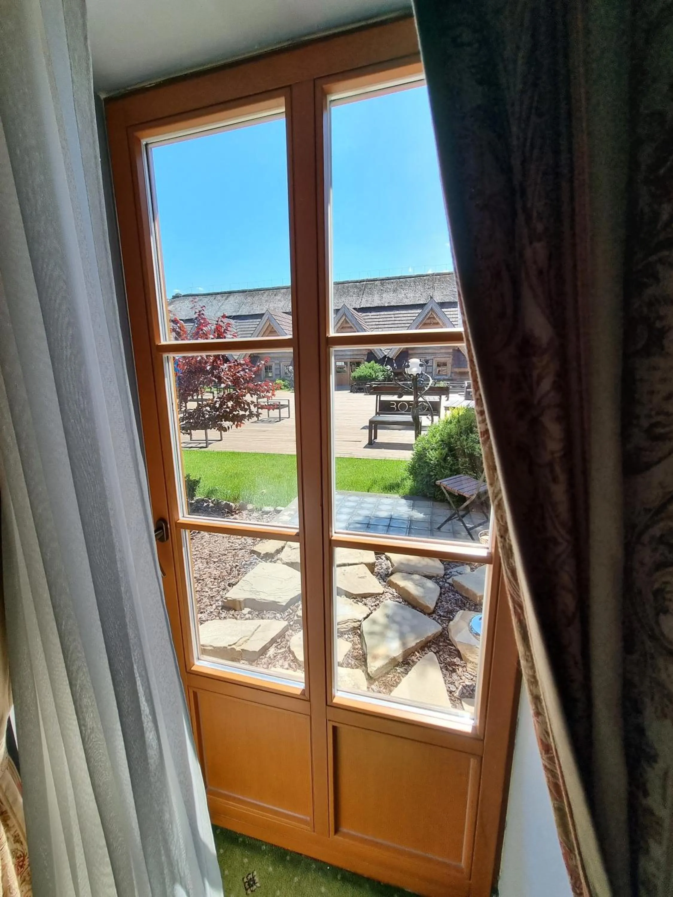Patio in Hotel Górski