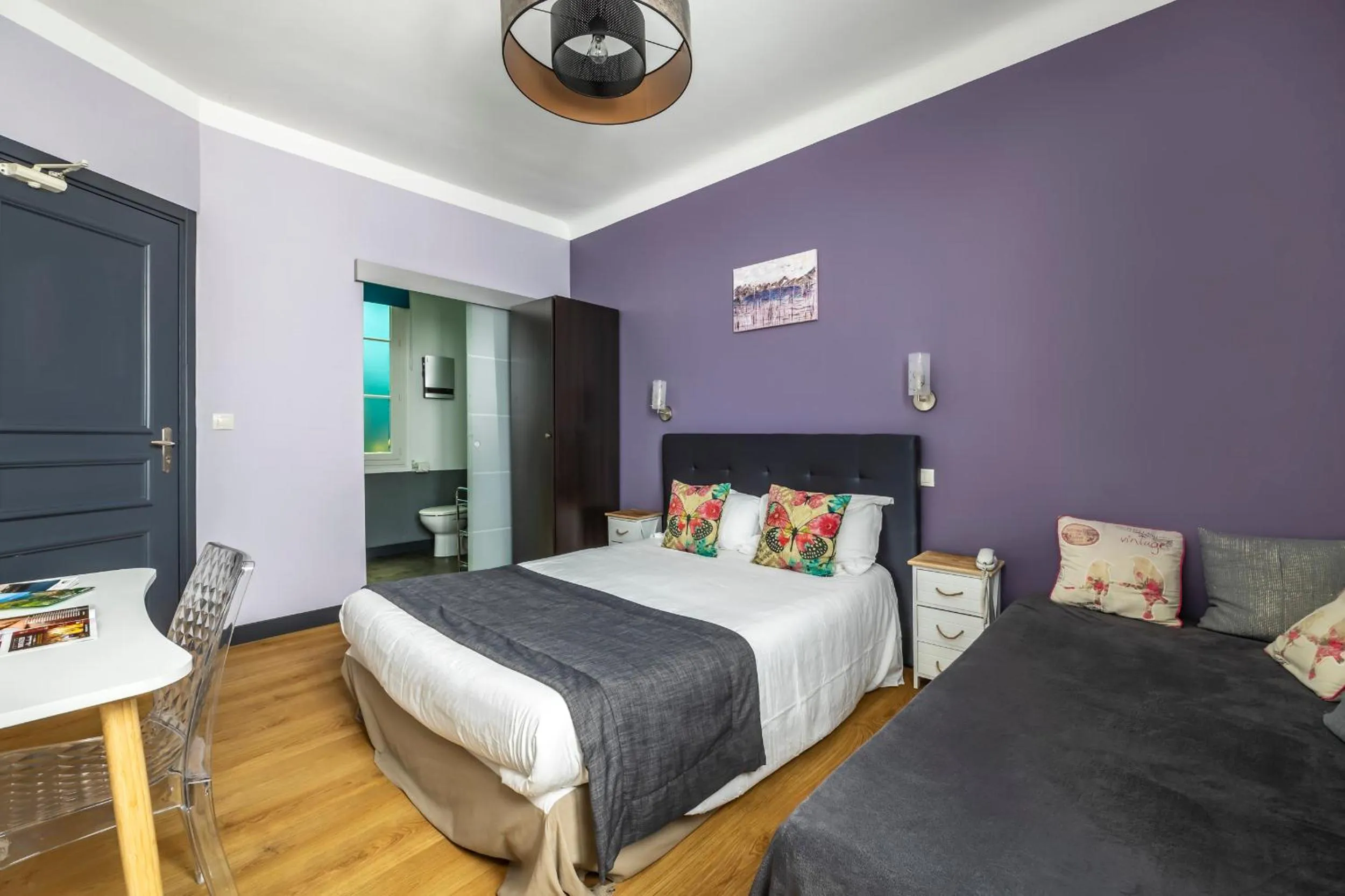 Bed in Hôtel Parc Mazon-Biarritz