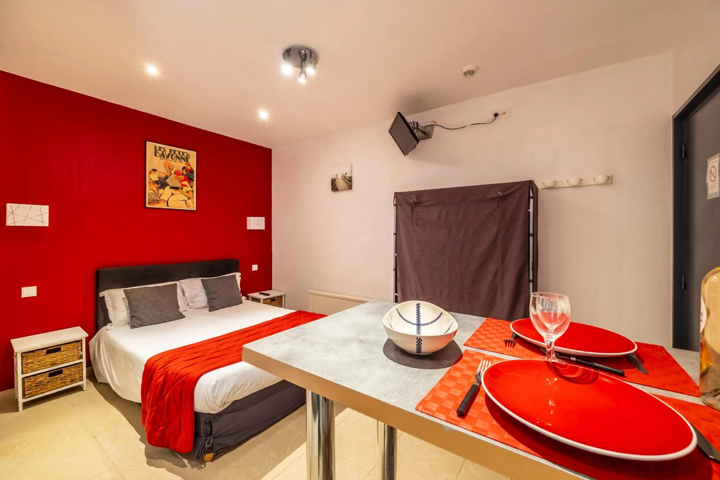 Bed in Hôtel Parc Mazon-Biarritz