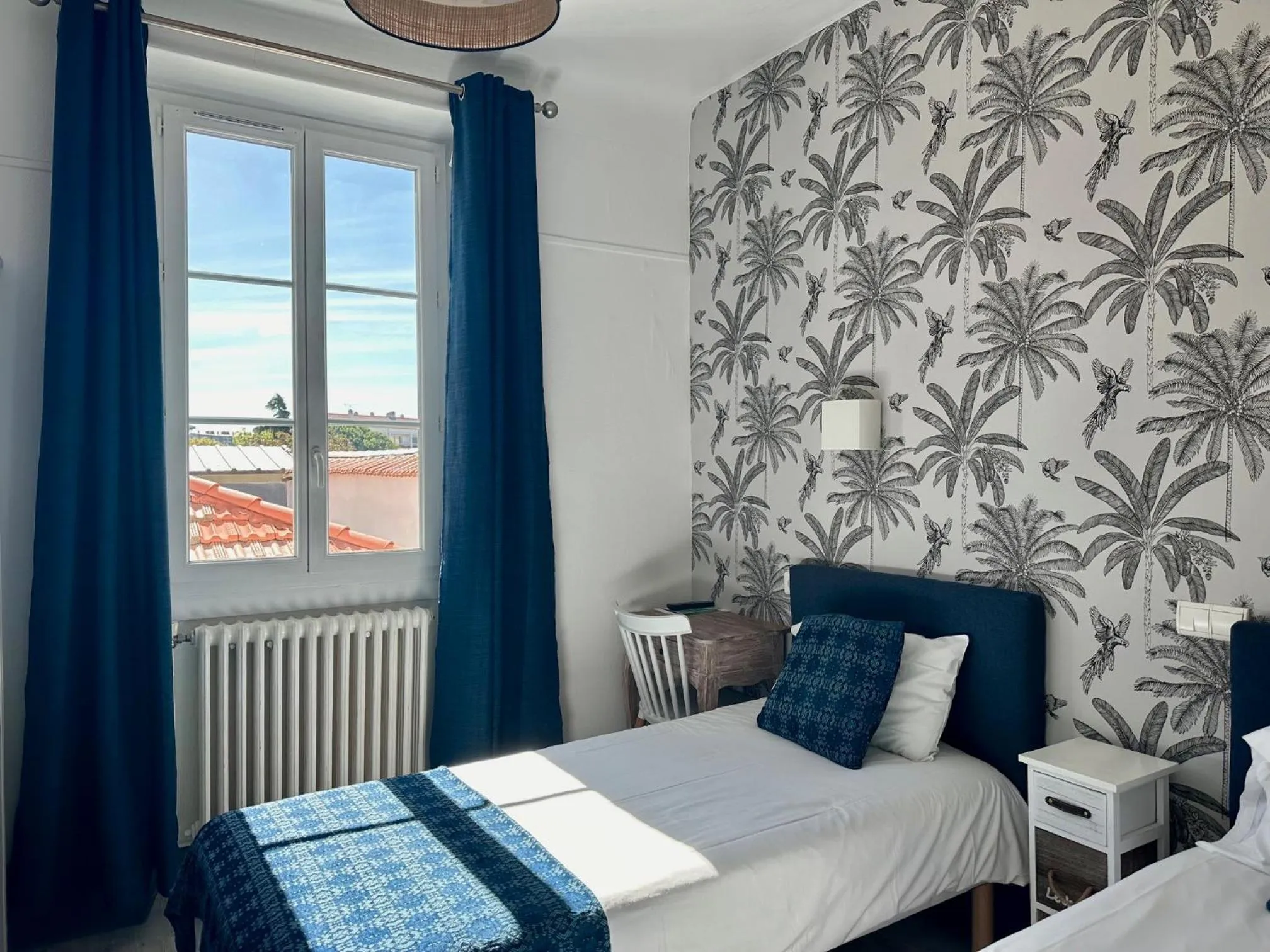 Decorative detail, Bed in Hôtel Parc Mazon-Biarritz